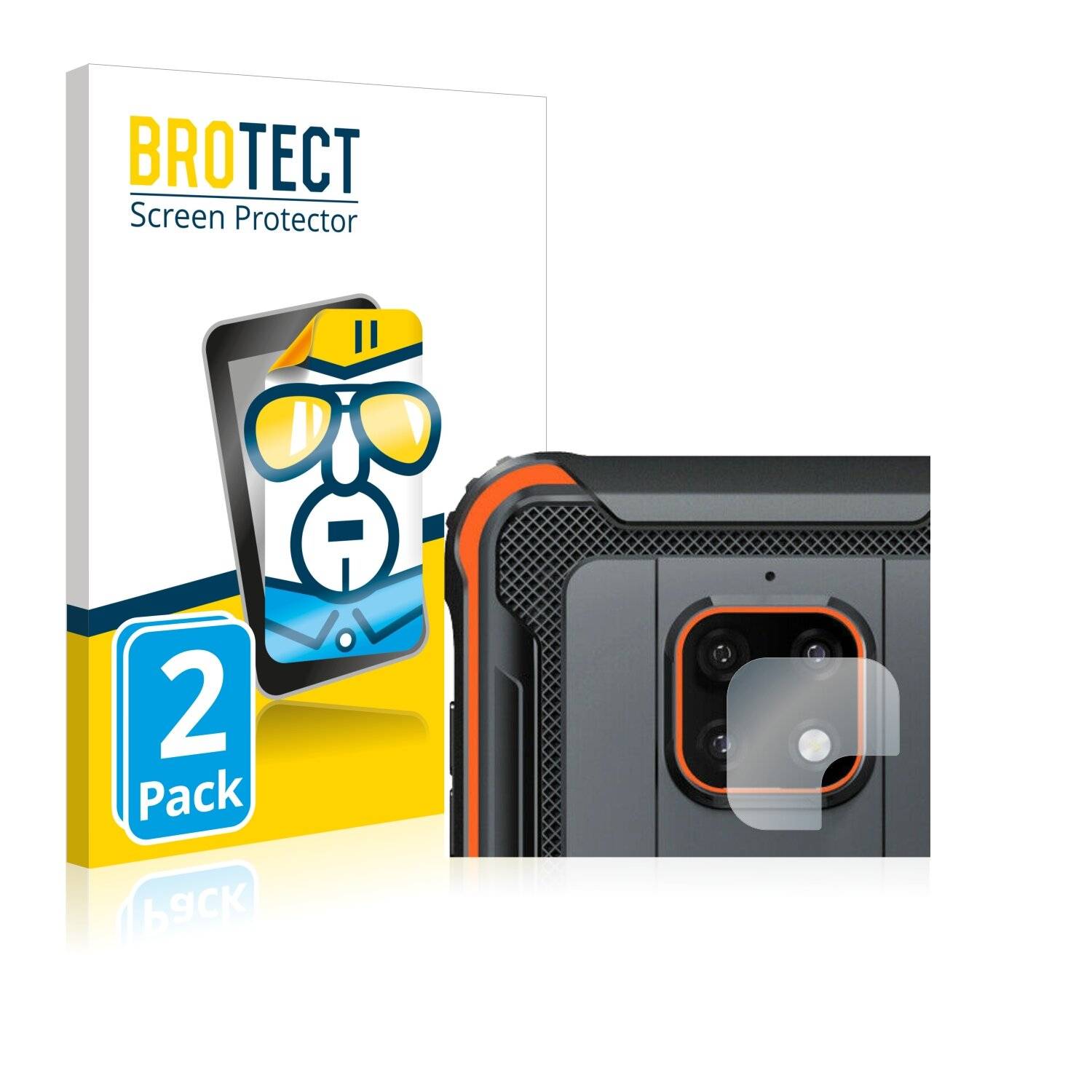 2x BROTECT HD-Clear Displayschutzfolie für Blackview BV4900 Pro (NUR