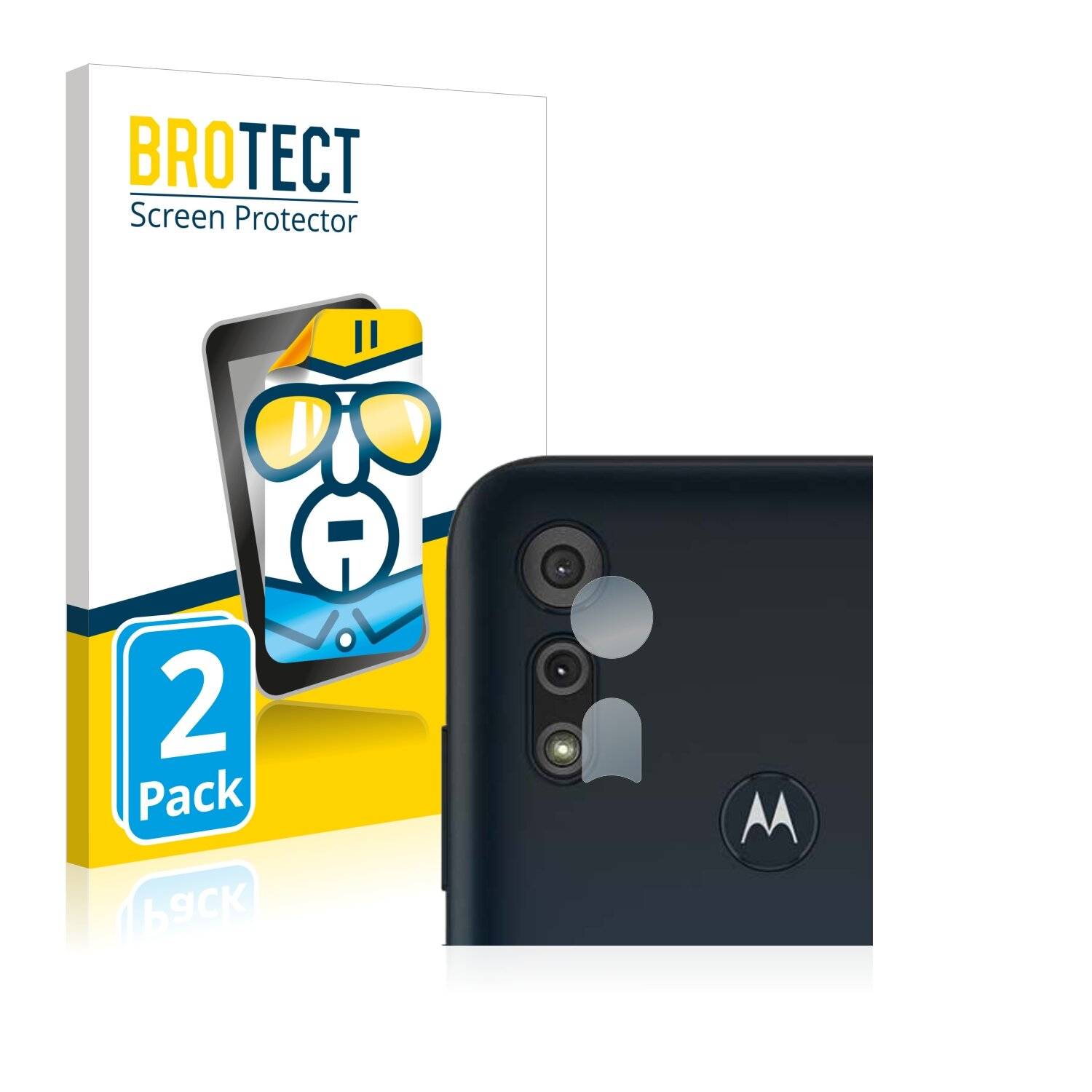 2x BROTECT HD-Clear Displayschutzfolie für Motorola Moto E6s (NUR
