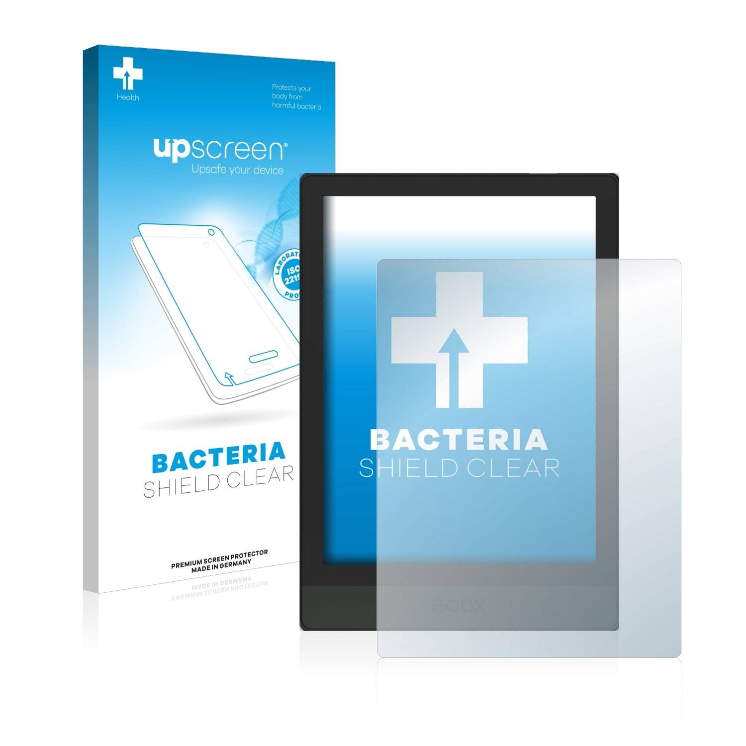 upscreen Bacteria Shield Clear Premium Antibakterielle Displayschutzfolie für Onyx Boox Poke