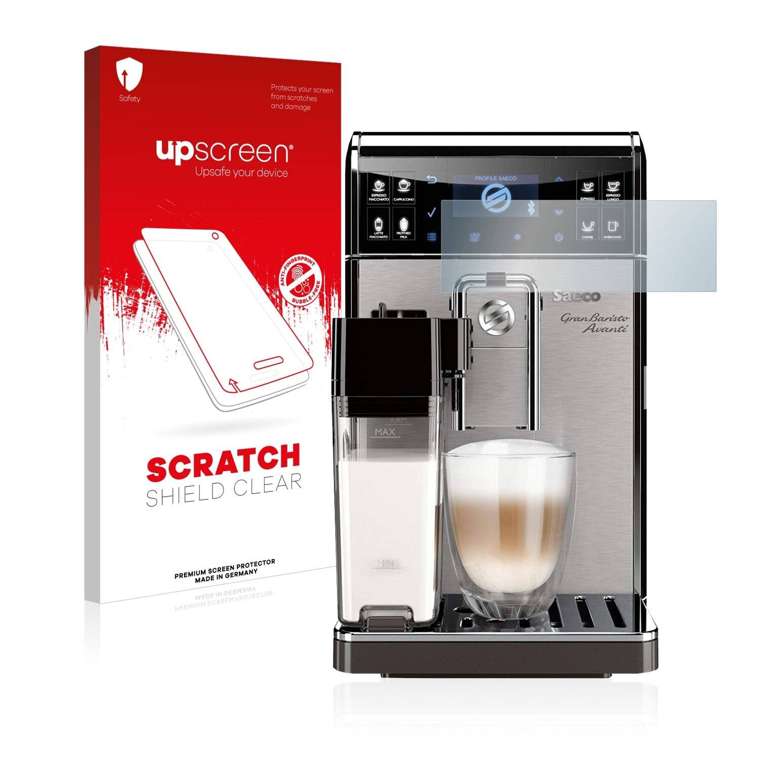 upscreen Scratch Shield Clear Premium Displayschutzfolie für Philips Saeco GranBaristo