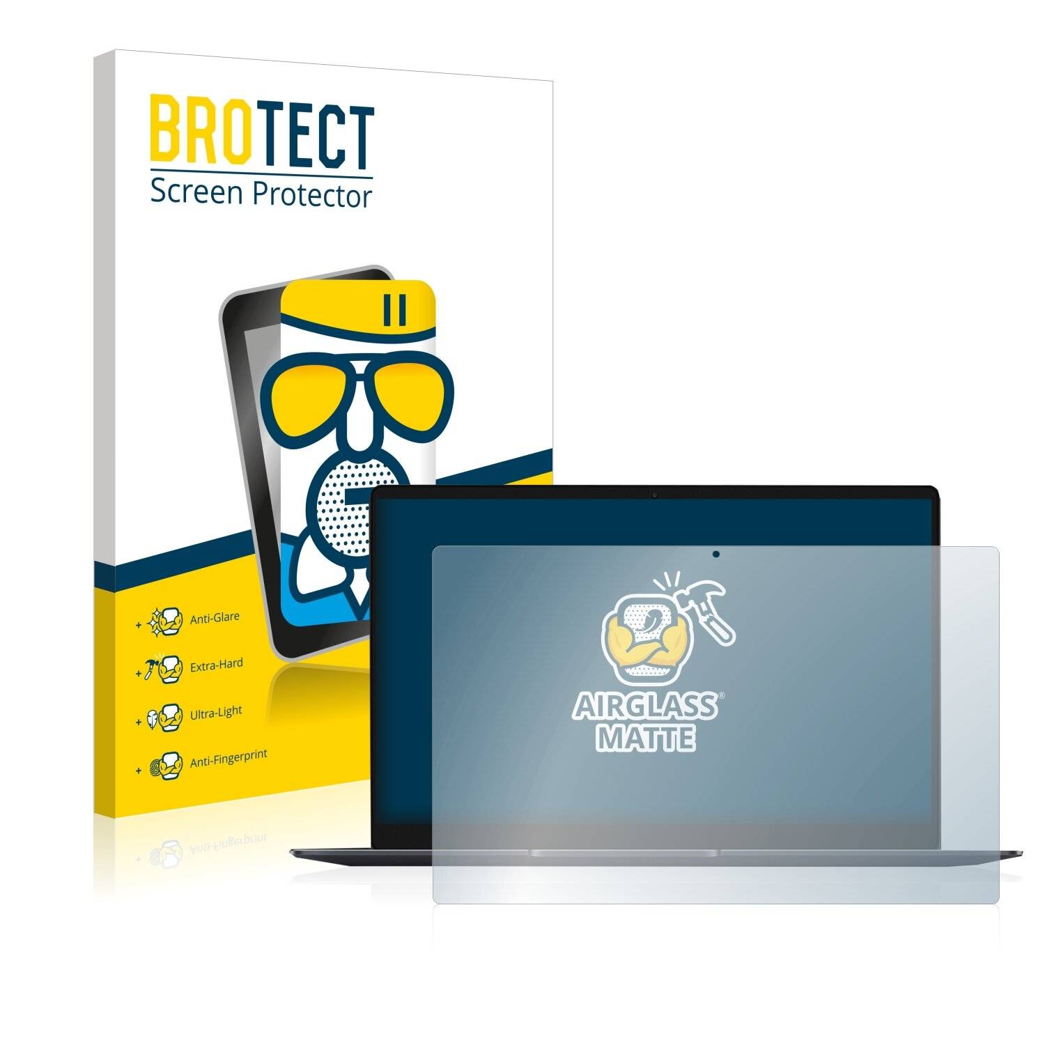 BROTECT AirGlass Matte Schutzglas Folie für Chuwi AeroBook Pro