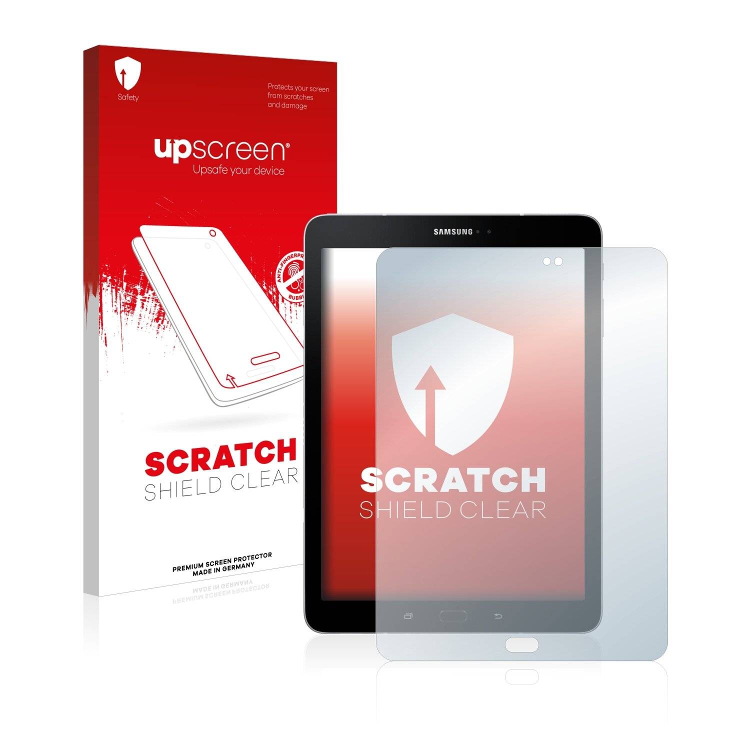 upscreen Scratch Shield Clear Premium Displayschutzfolie für Samsung Galaxy Tab S3