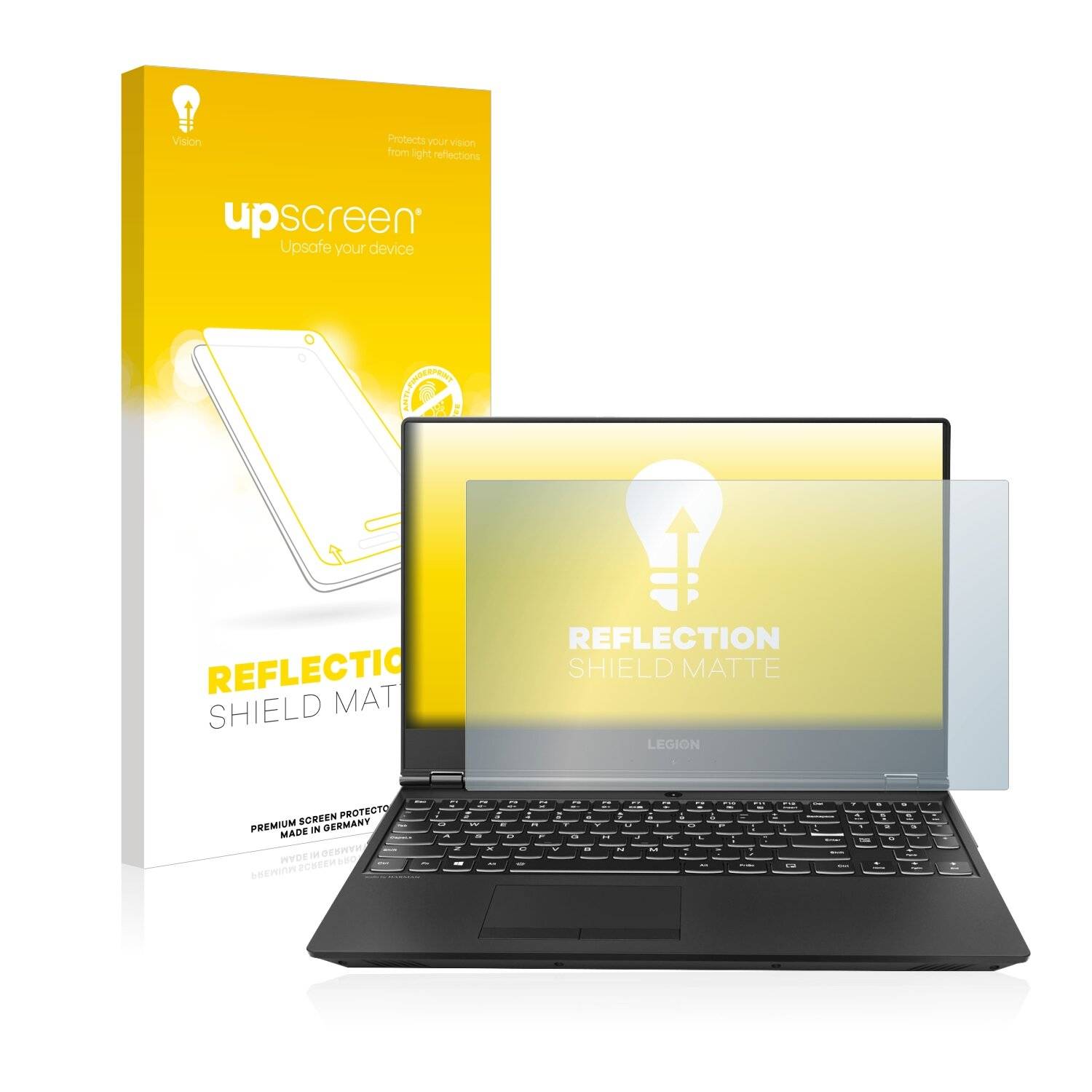 upscreen Reflection Shield Matte Premium Displayschutzfolie für Lenovo Legion 5Pi