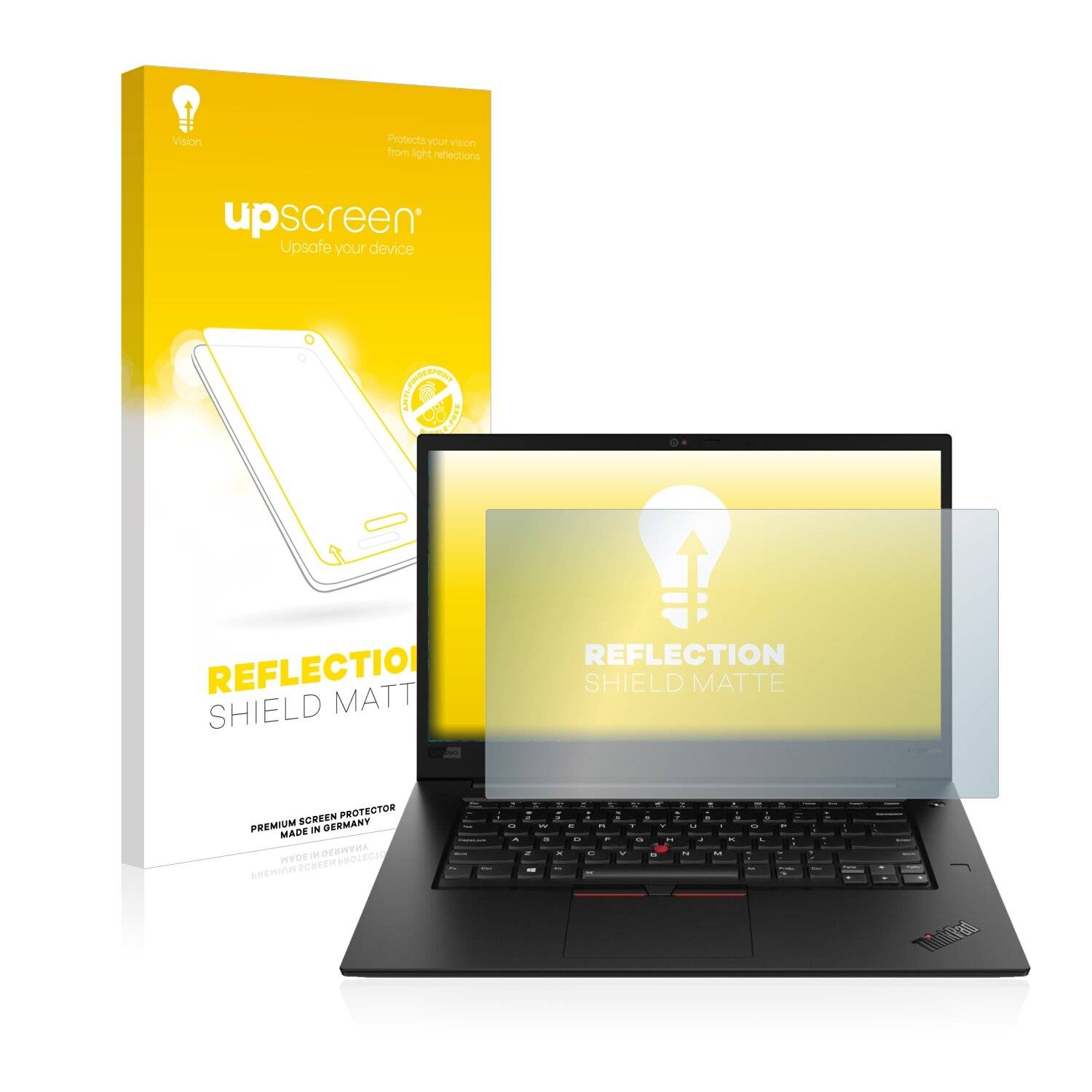 upscreen Reflection Shield Matte Premium Displayschutzfolie für Lenovo ThinkPad X1 Extreme