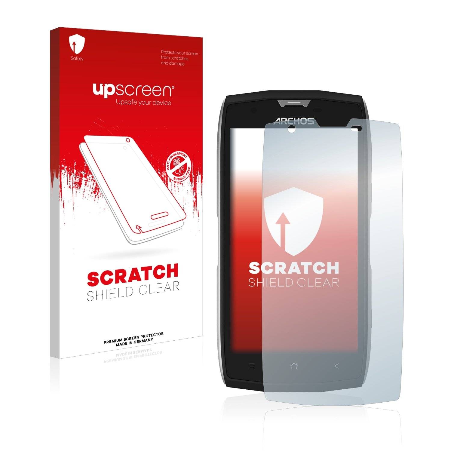 upscreen Scratch Shield Clear Premium Displayschutzfolie für Archos Sense