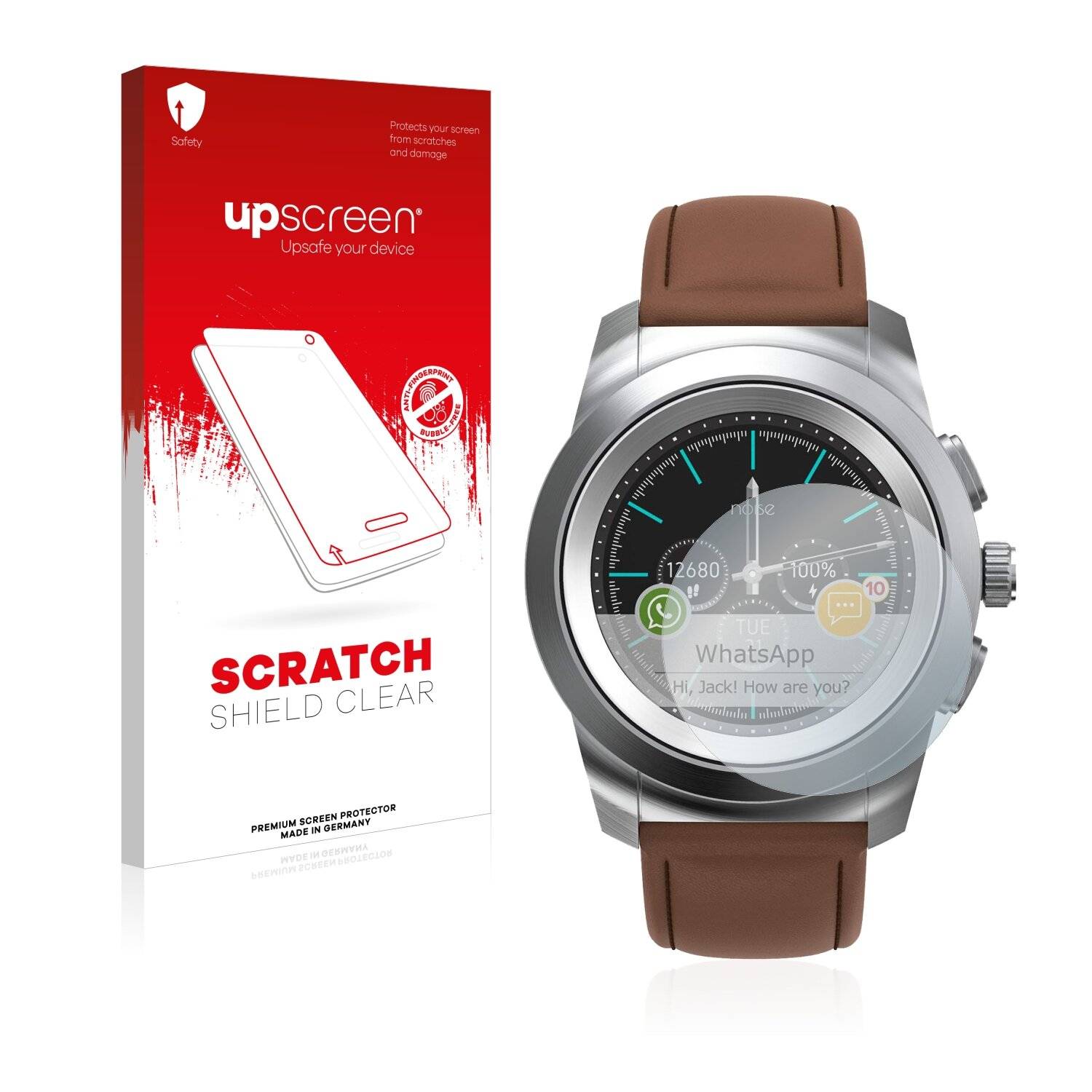 upscreen Scratch Shield Clear Premium Displayschutzfolie für Noise Fit