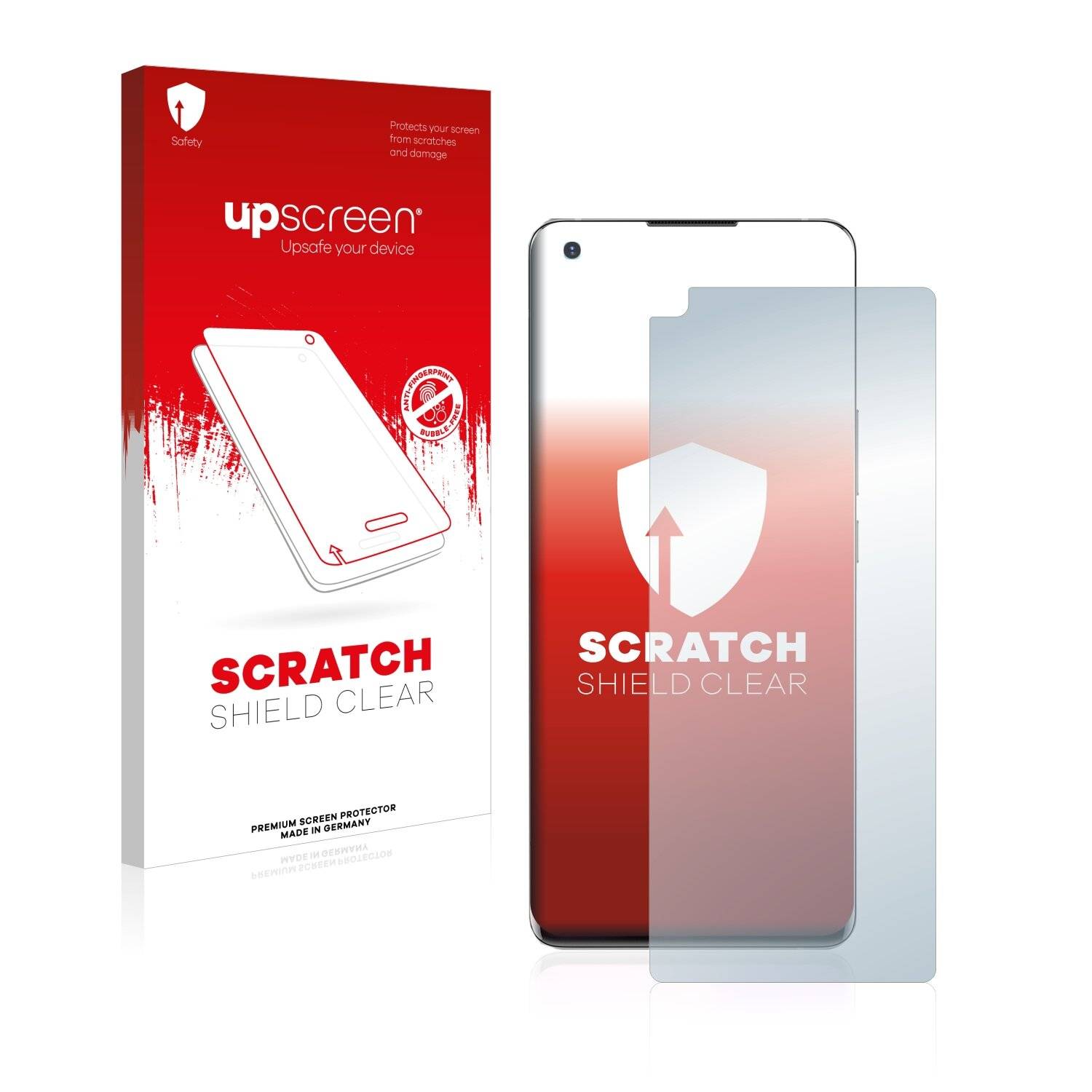 upscreen Scratch Shield Clear Premium Displayschutzfolie für Vivo X50