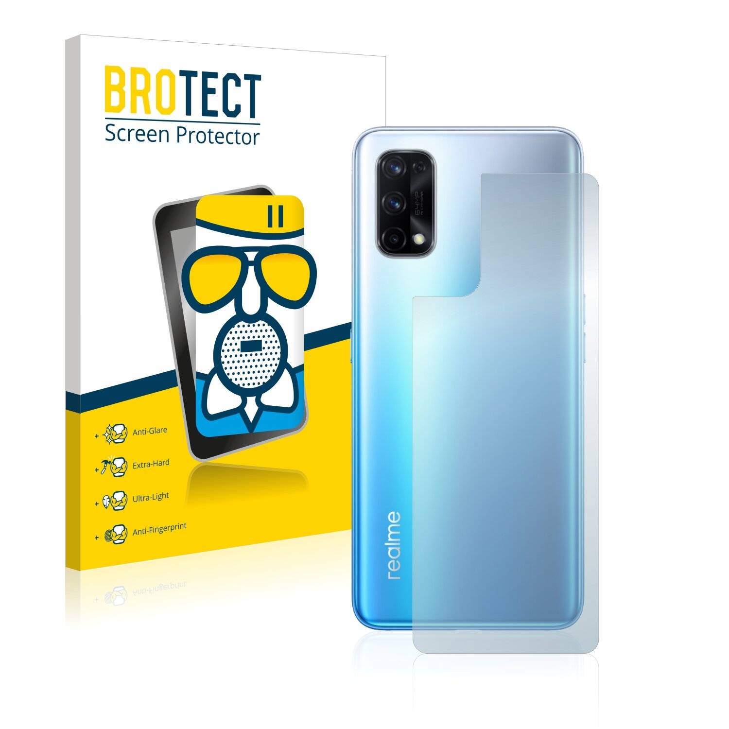 BROTECT AirGlass Matte Schutzglas Folie für Realme X7