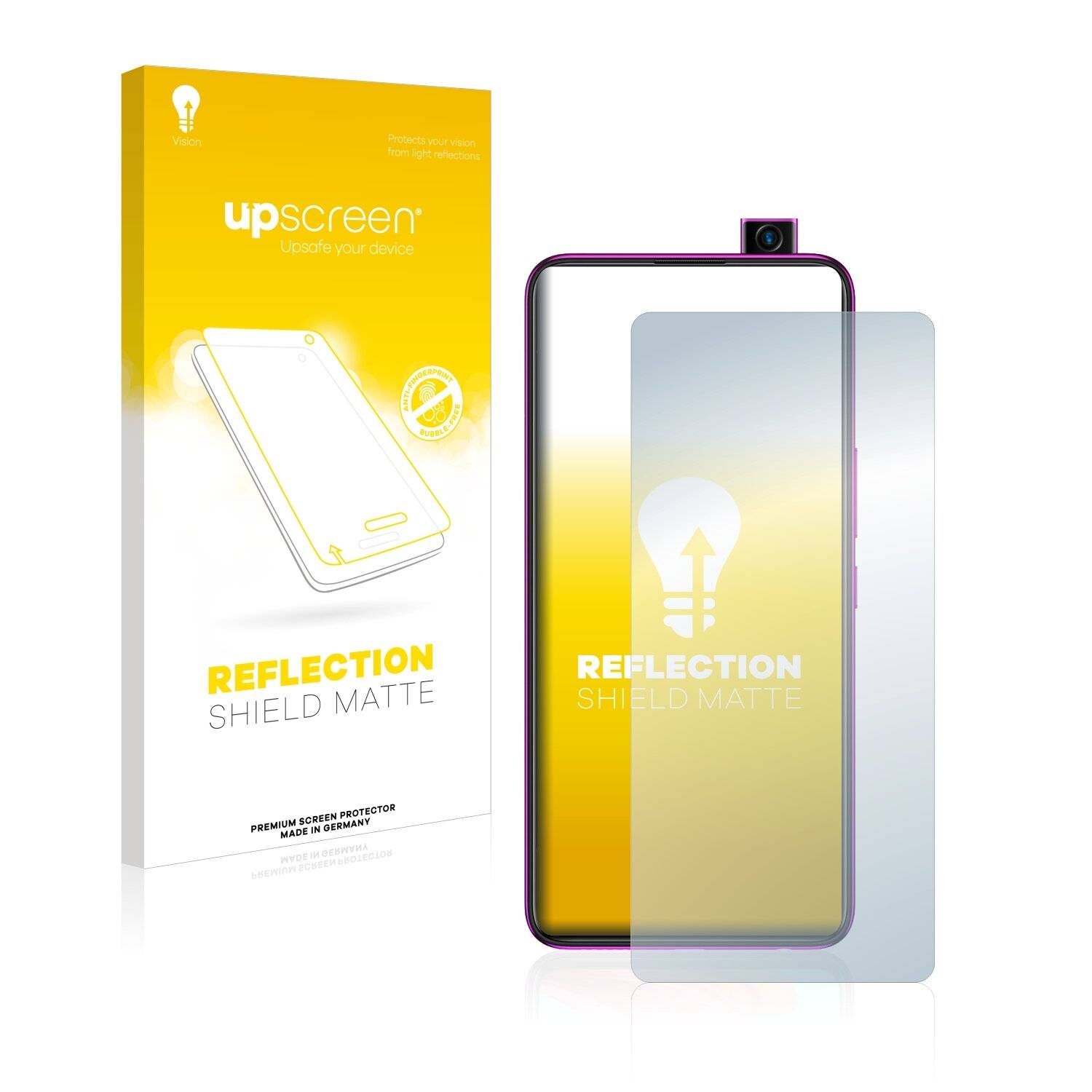 upscreen Reflection Shield Matte Premium Displayschutzfolie für Infinix S5