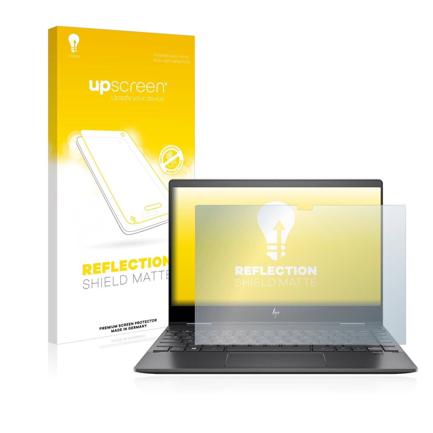 upscreen Reflection Shield Matte Premium Displayschutzfolie für HP Envy x360