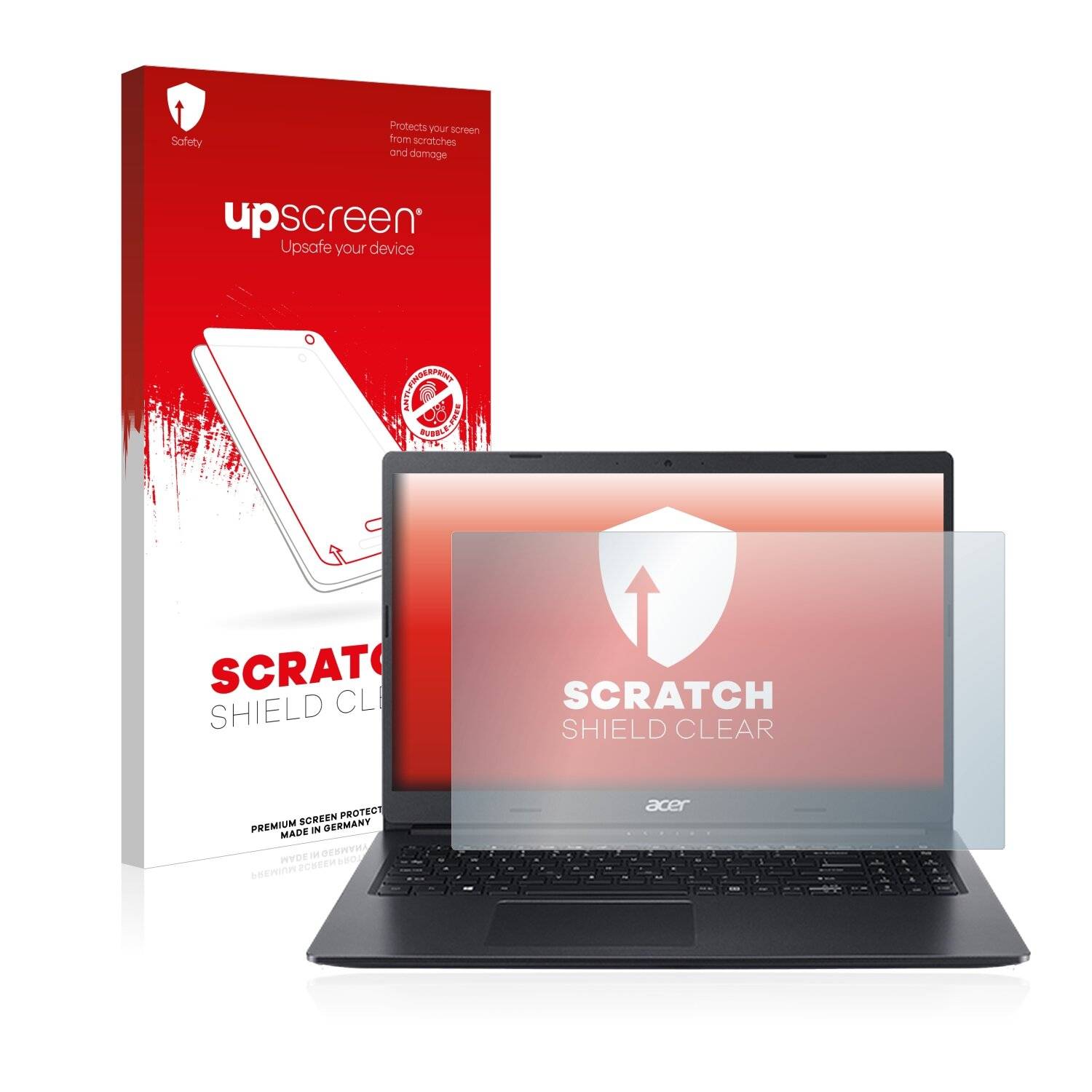 upscreen Scratch Shield Clear Premium Displayschutzfolie für Acer Aspire 3