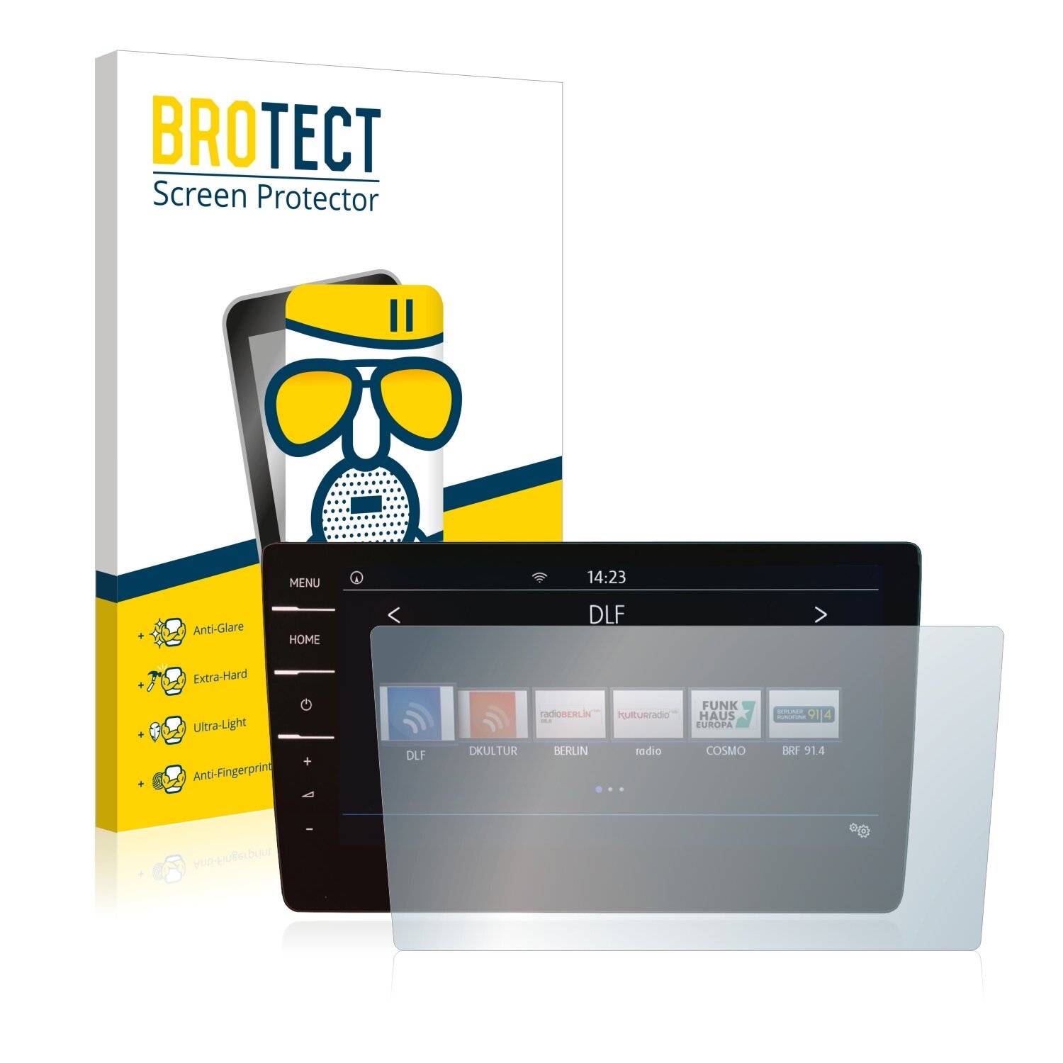BROTECT AirGlass Matte Schutzglas Folie für Volkswagen Arteon Shooting Brake TDI 2020