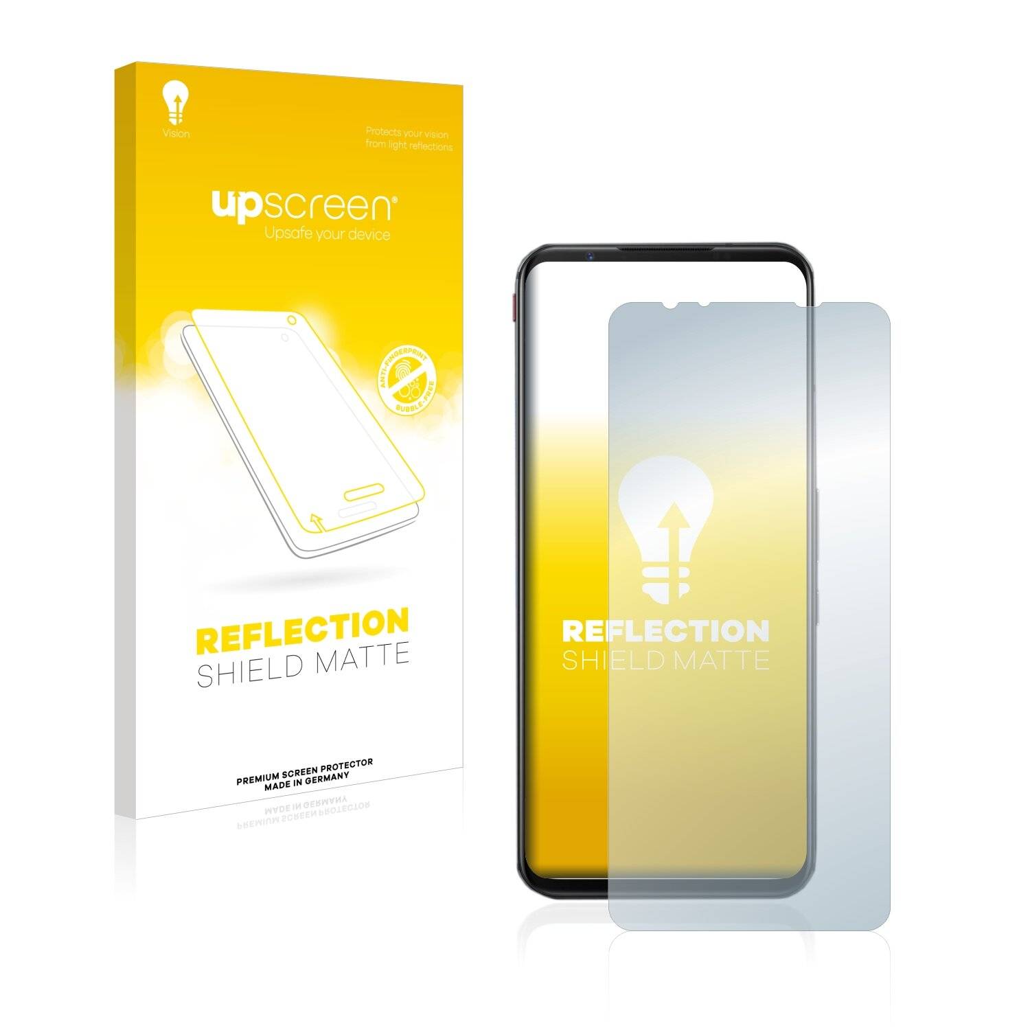 upscreen Reflection Shield Matte Premium Displayschutzfolie für ZTE Nubia Red Magic