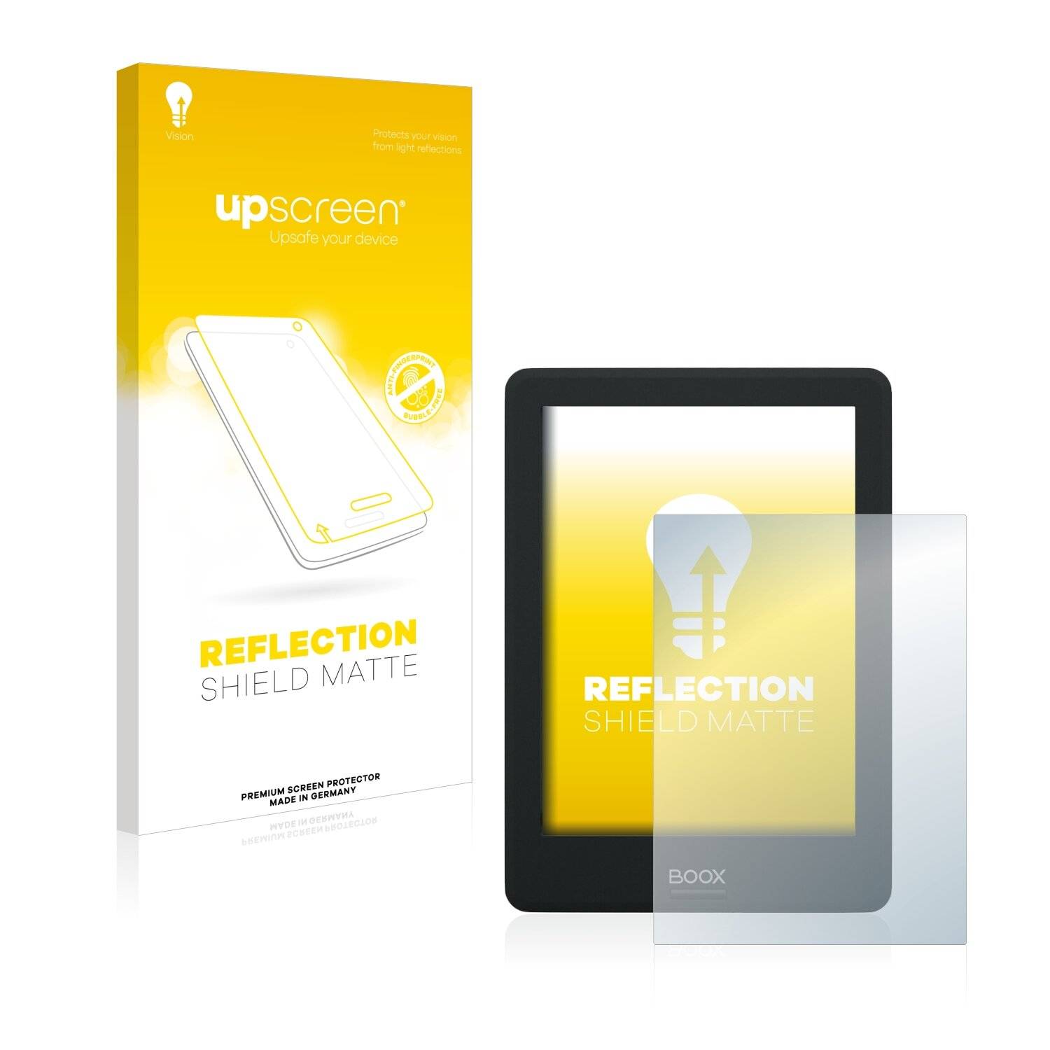 upscreen Reflection Shield Matte Premium Displayschutzfolie für Onyx Boox