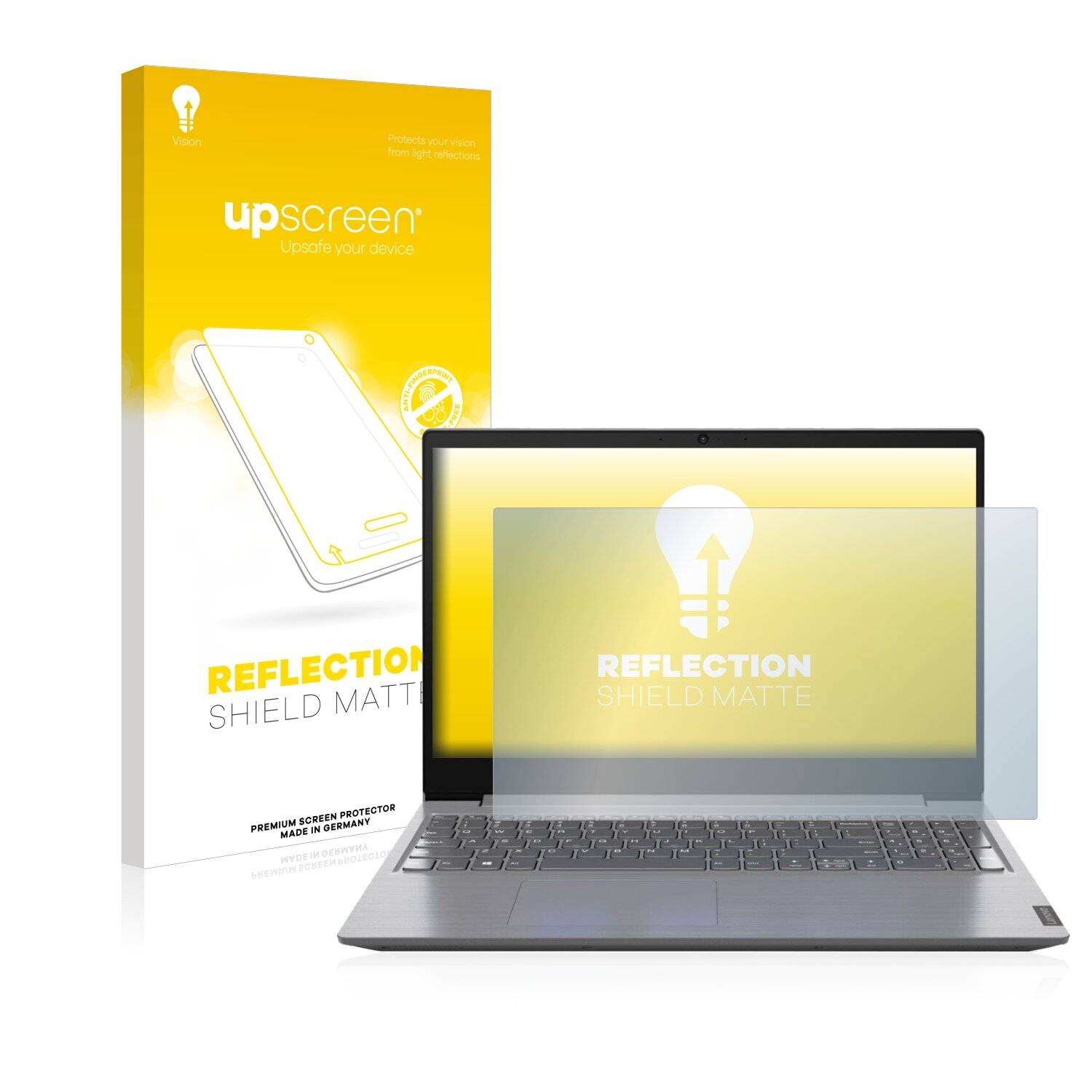 upscreen Reflection Shield Matte Premium Displayschutzfolie für Lenovo V15