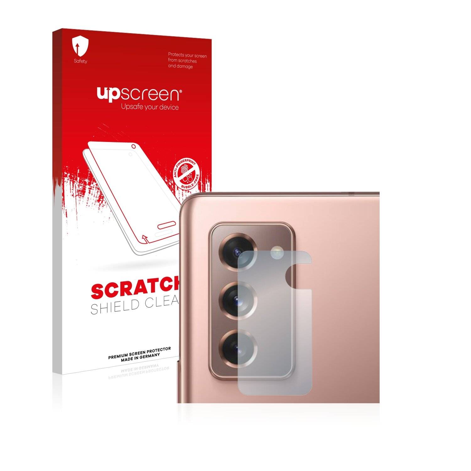 upscreen Scratch Shield Clear Premium Displayschutzfolie für Samsung Galaxy Z Fold 2 5G (NUR