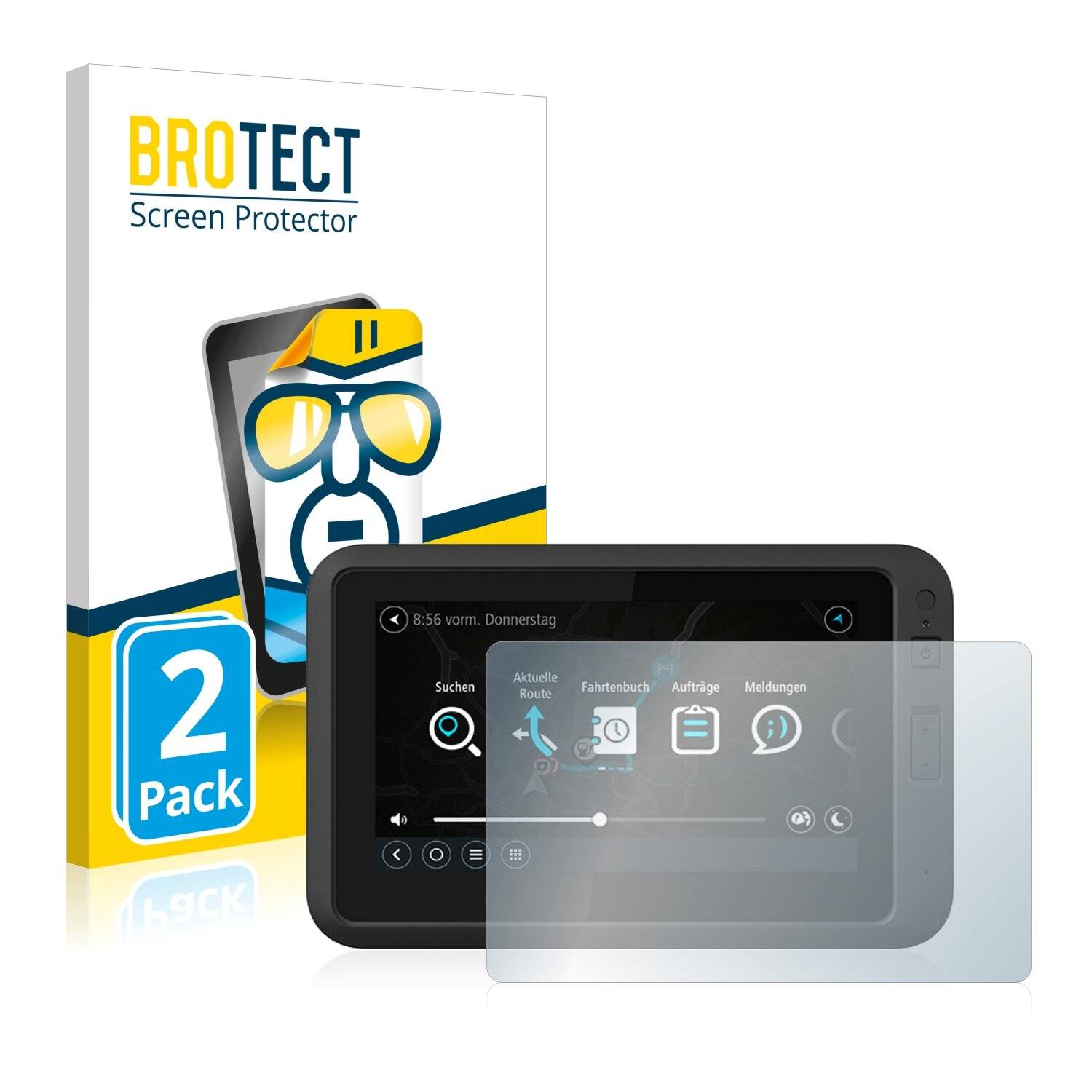 2x BROTECT HD-Clear Displayschutzfolie für TomTom Pro