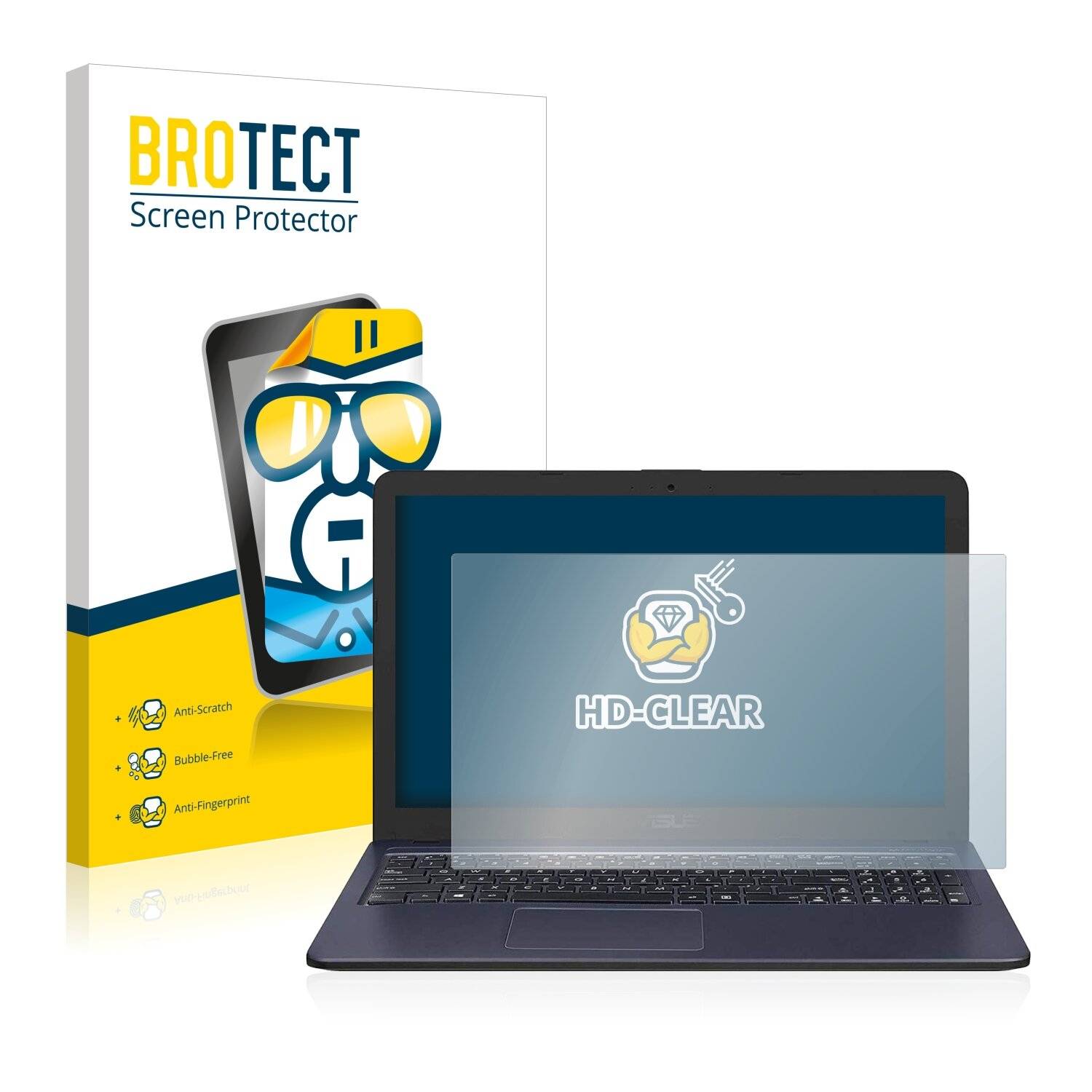 BROTECT HD-Clear Displayschutzfolie für Asus