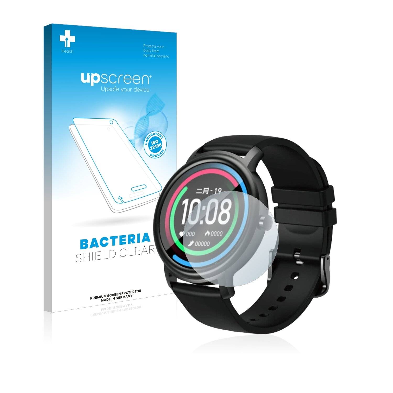 upscreen Bacteria Shield Clear Premium Antibakterielle Displayschutzfolie für Xiaomi Mibro