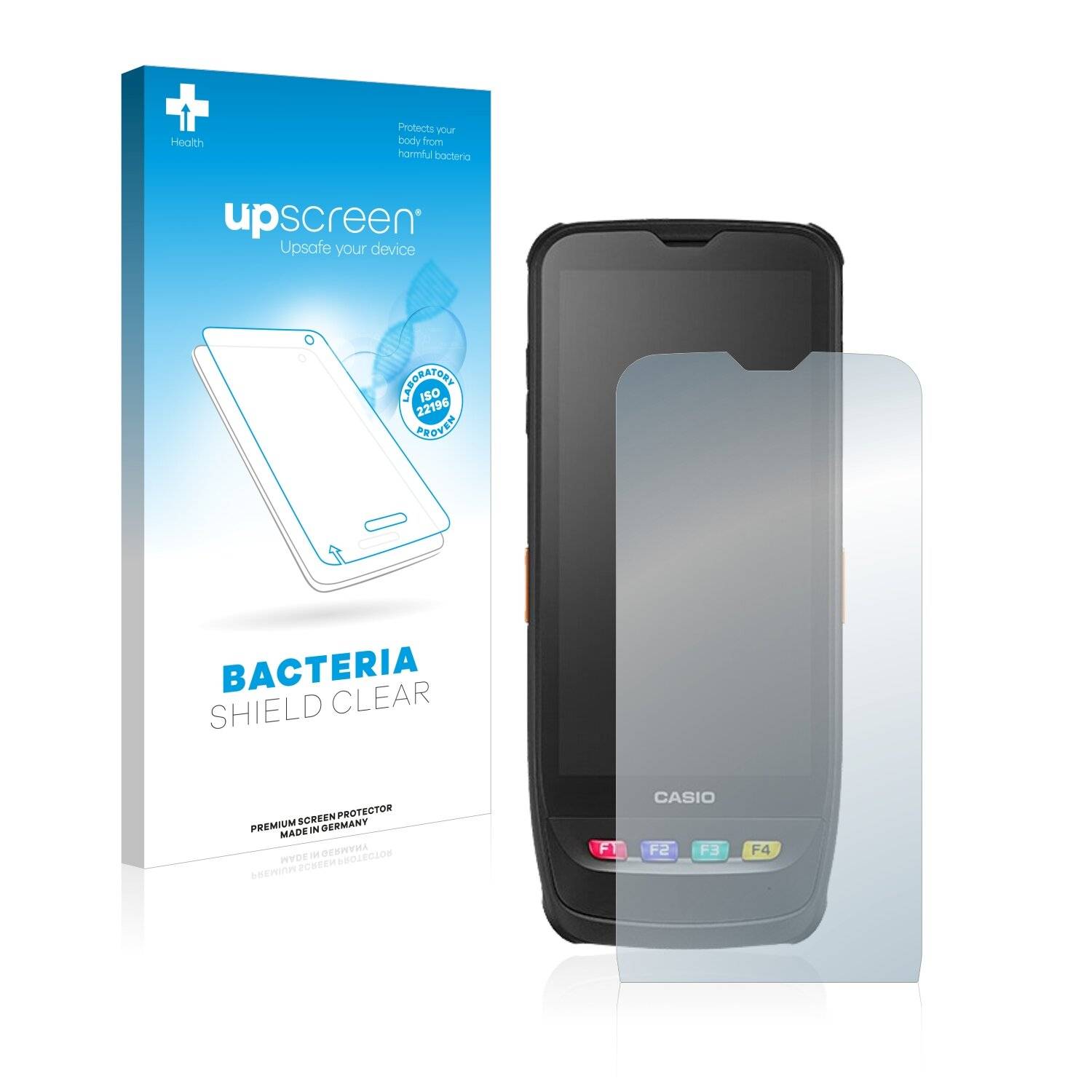 upscreen Bacteria Shield Clear Premium Antibakterielle Displayschutzfolie für Casio