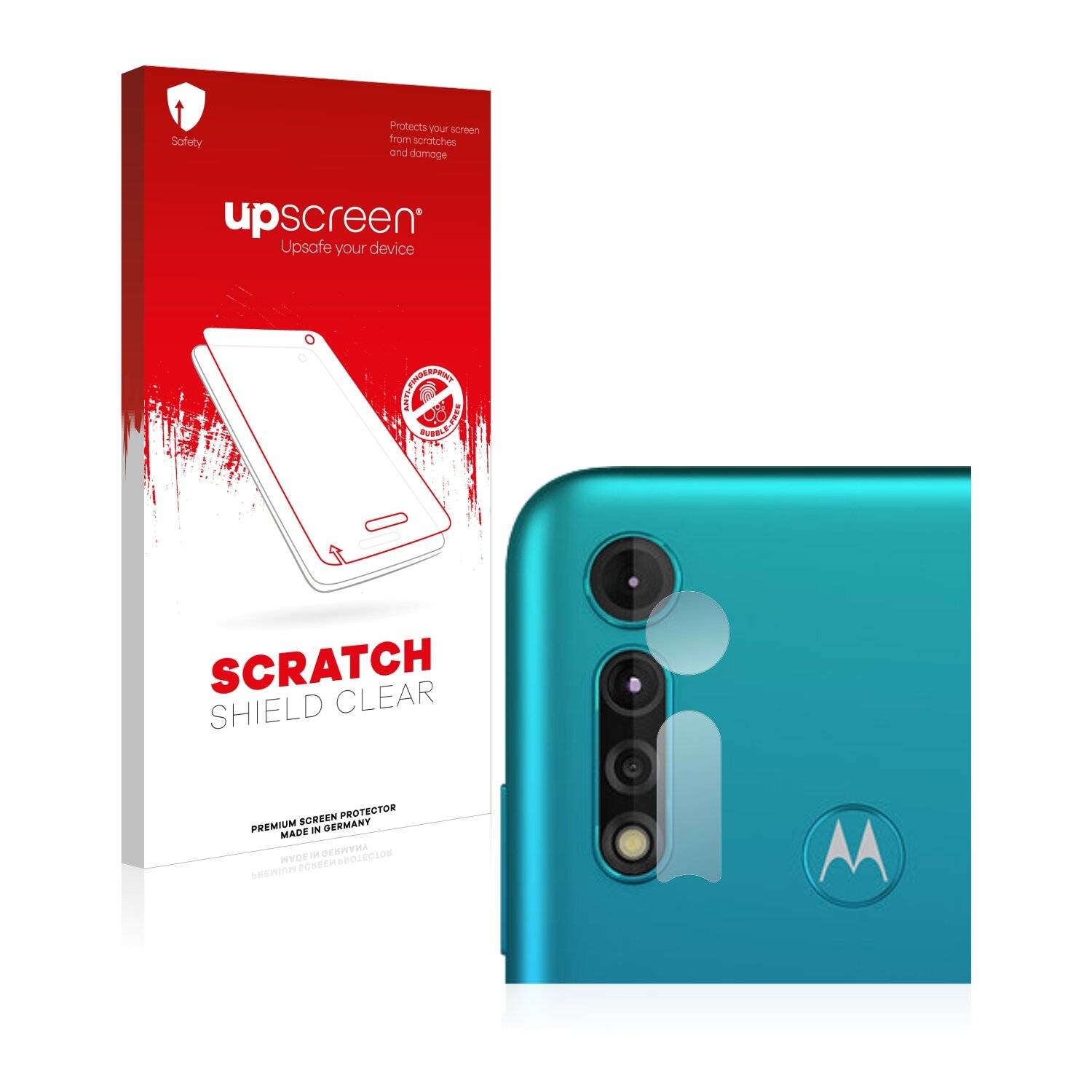 upscreen Scratch Shield Clear Premium Displayschutzfolie für Motorola Moto G8 Power Lite