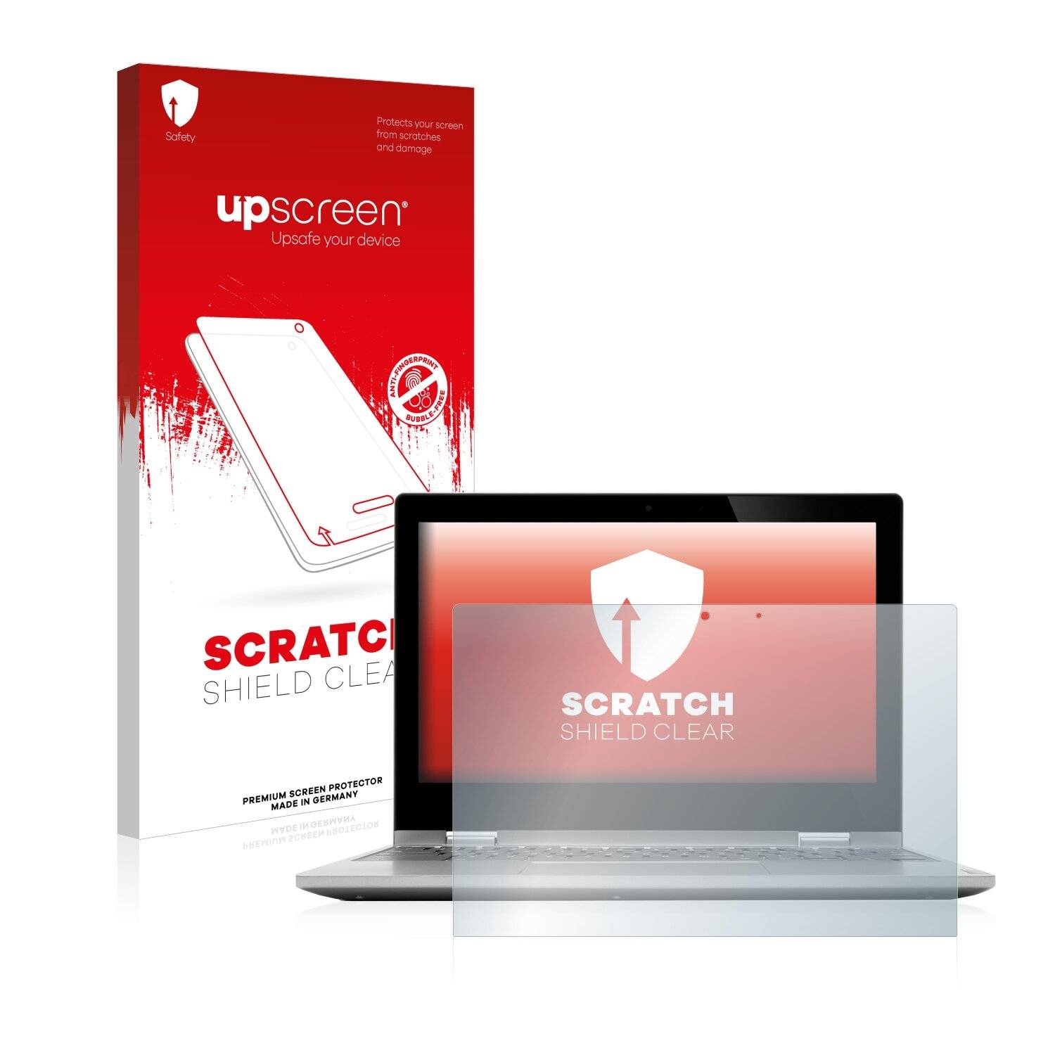 upscreen Scratch Shield Clear Premium Displayschutzfolie für Lenovo Chromebook C340