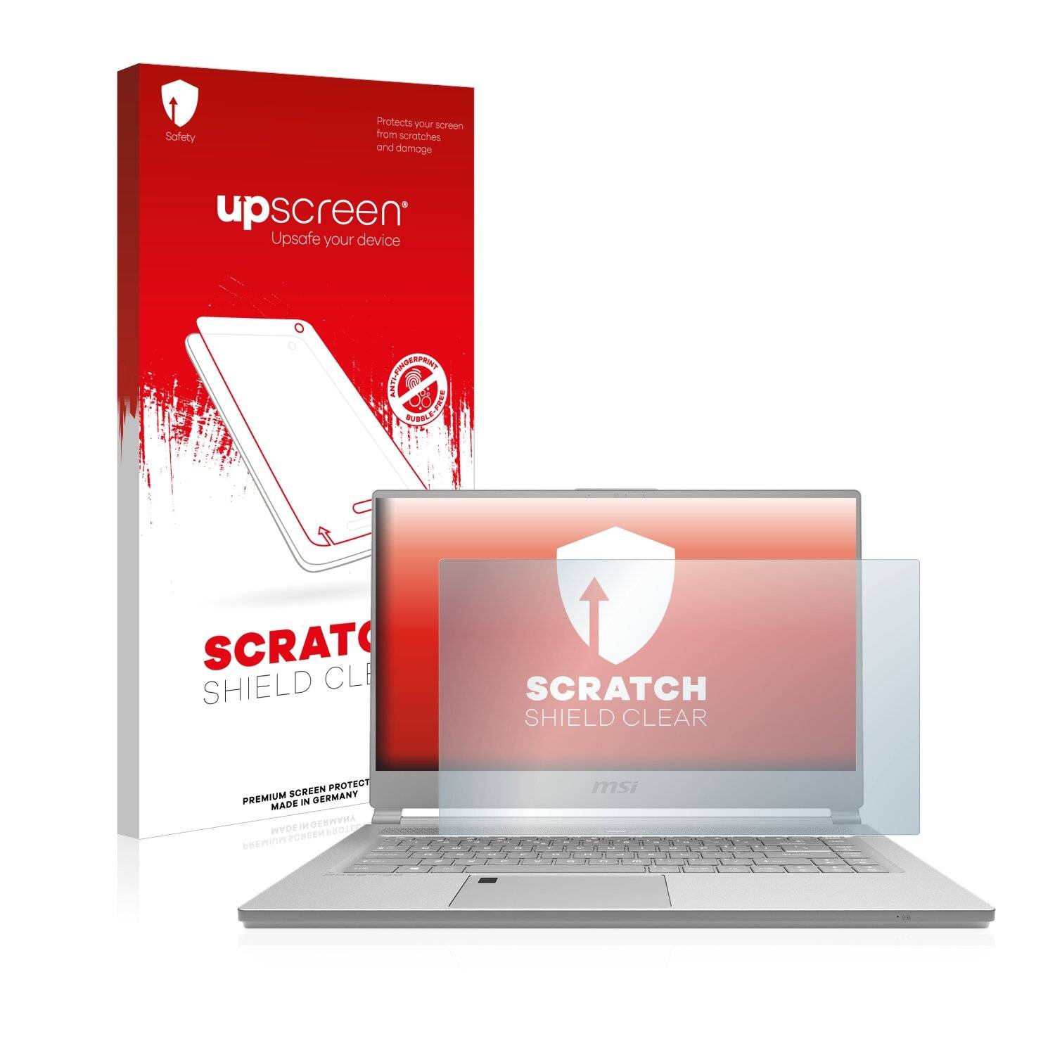 upscreen Scratch Shield Clear Premium Displayschutzfolie für MSI P65