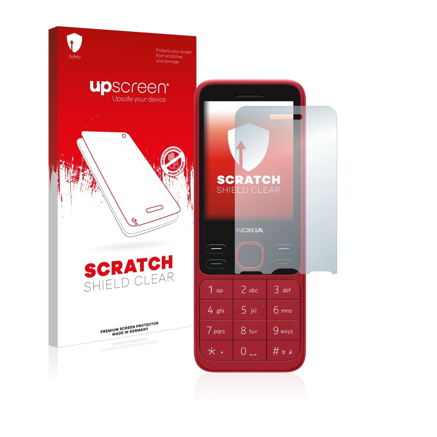 upscreen Scratch Shield Clear Premium Displayschutzfolie für Nokia 150
