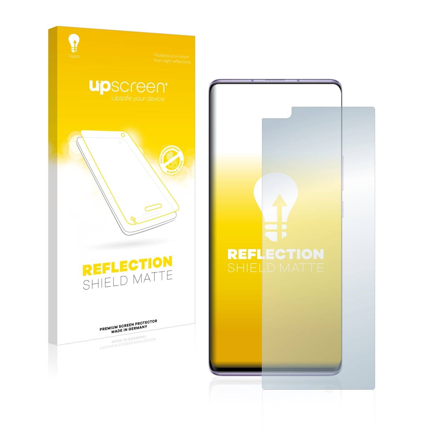 upscreen Reflection Shield Matte Premium Displayschutzfolie für Huawei Nova 8 Pro