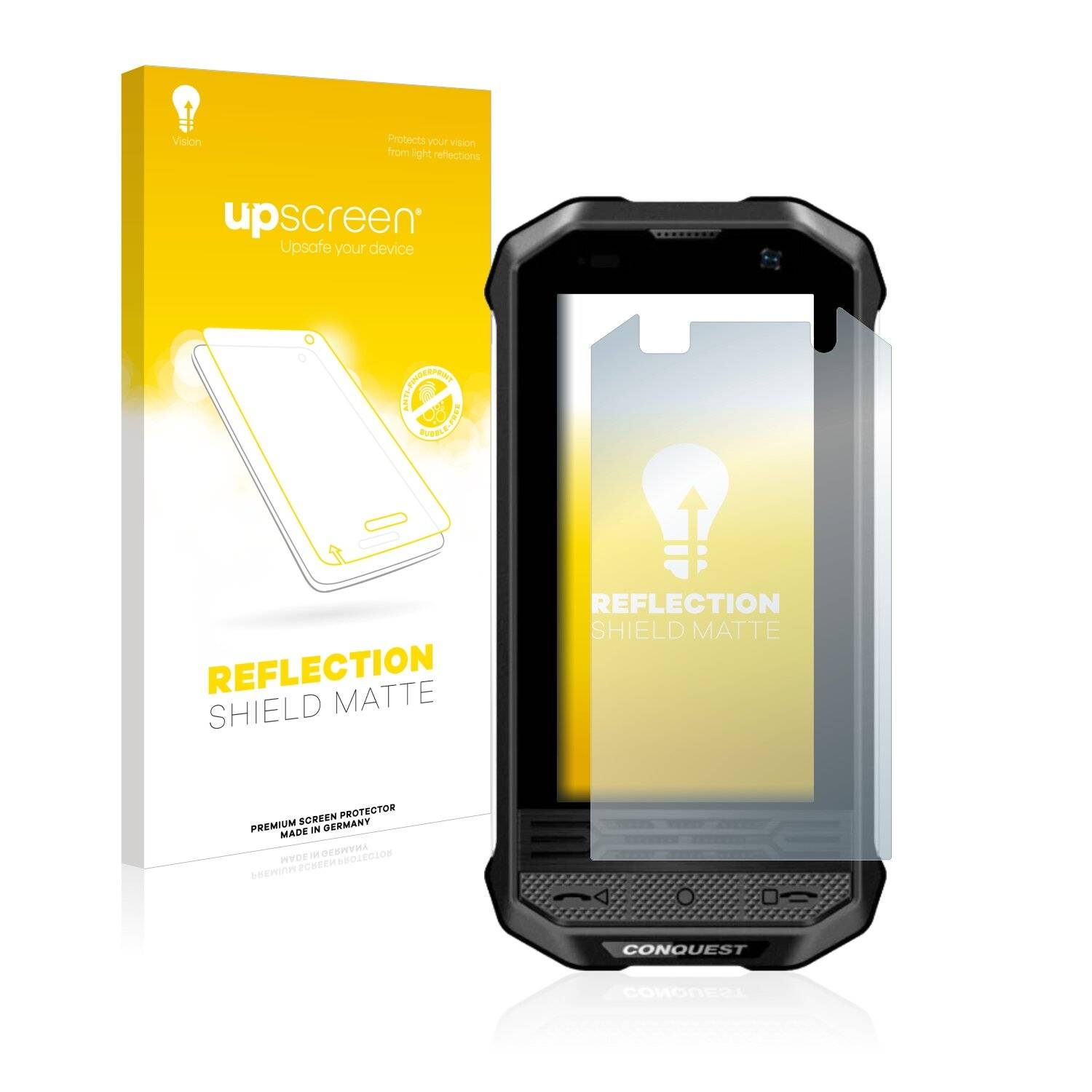 upscreen Reflection Shield Matte Premium Displayschutzfolie für Conquest F2