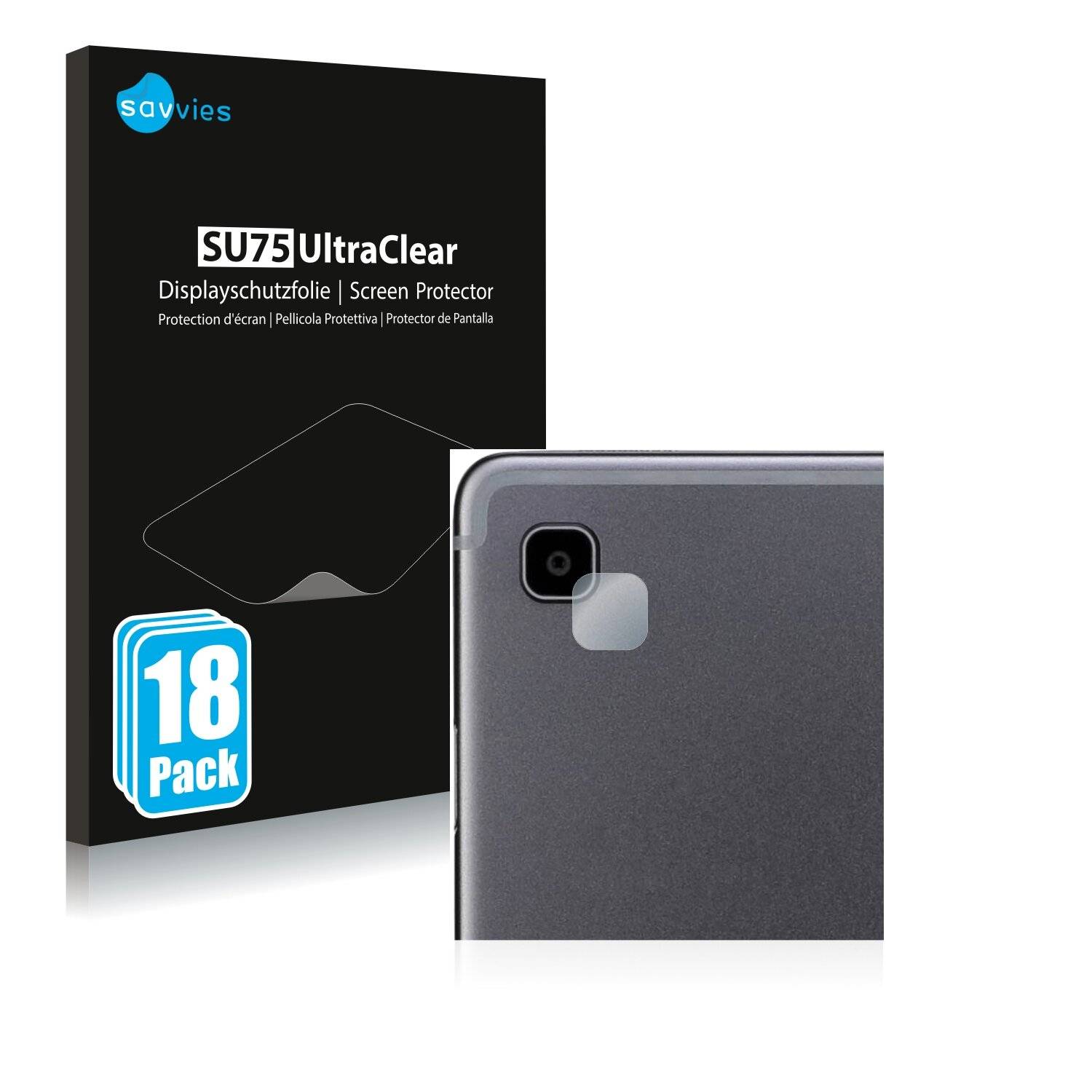 18x Savvies SU75 Displayschutzfolie für Samsung Galaxy Tab S5e 2019 (NUR