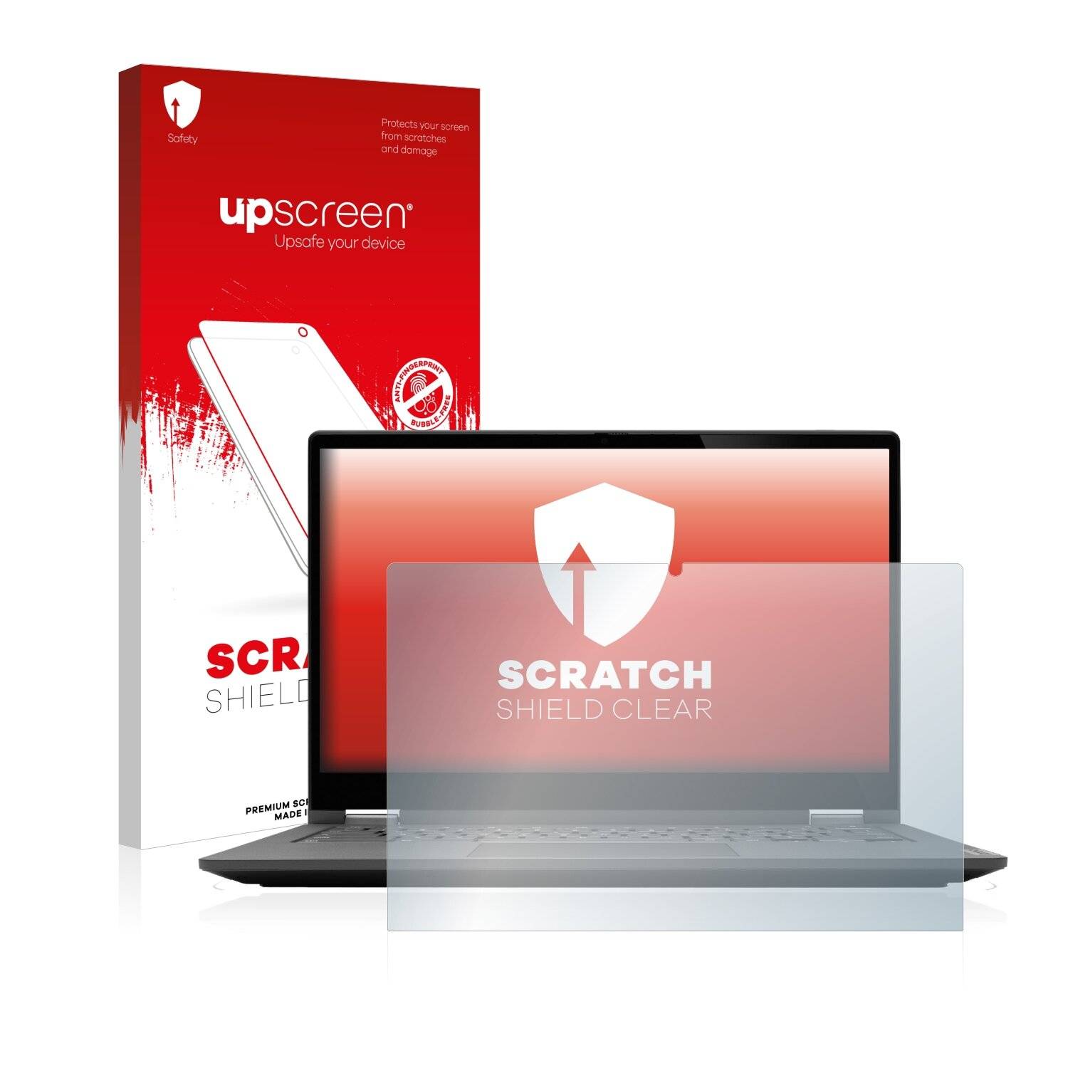 upscreen Scratch Shield Clear Premium Displayschutzfolie für Lenovo IdeaPad Flex 5