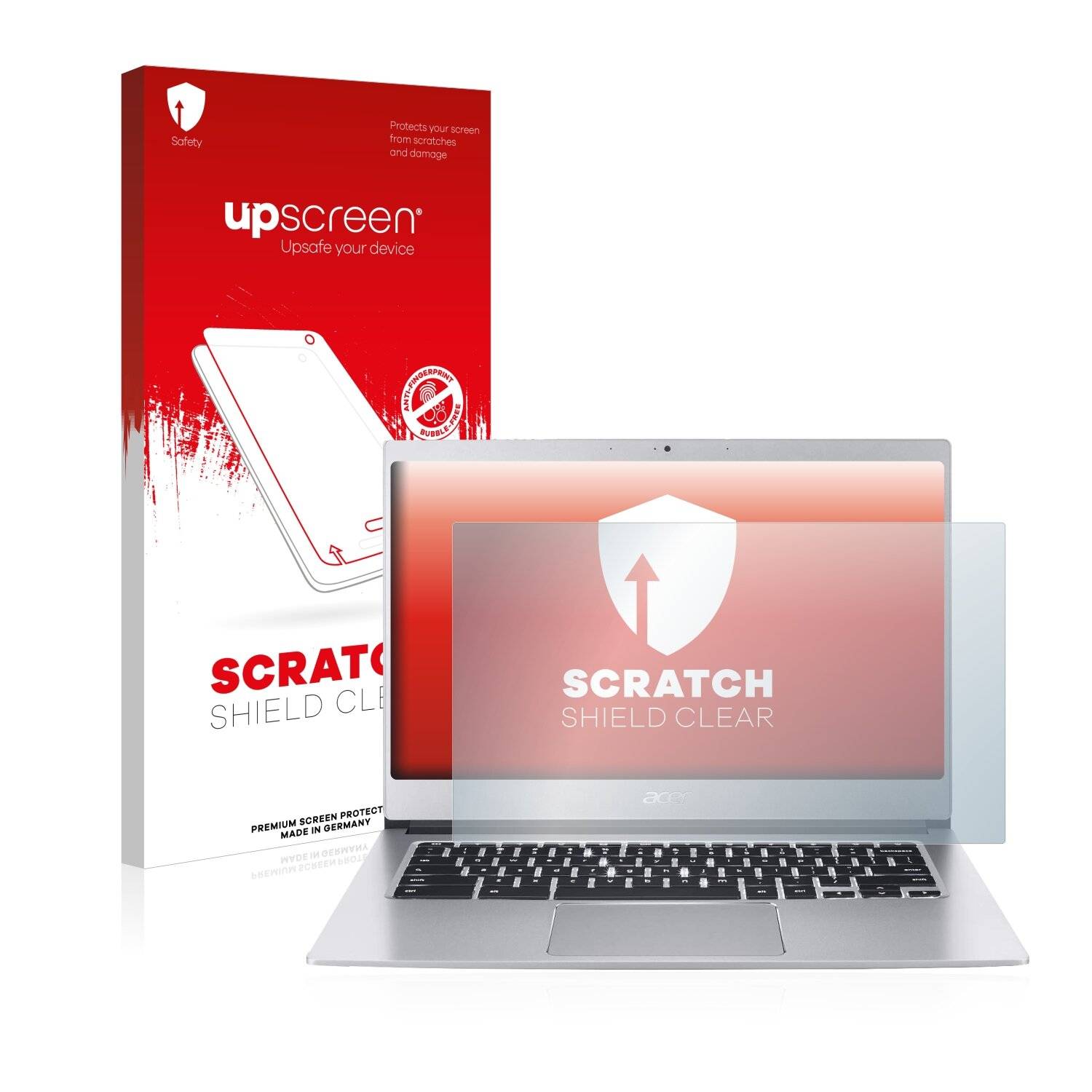 upscreen Scratch Shield Clear Premium Displayschutzfolie für Acer Chromebook