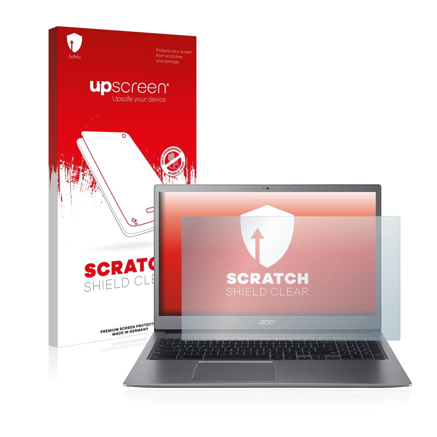 upscreen Scratch Shield Clear Premium Displayschutzfolie für Acer Chromebook