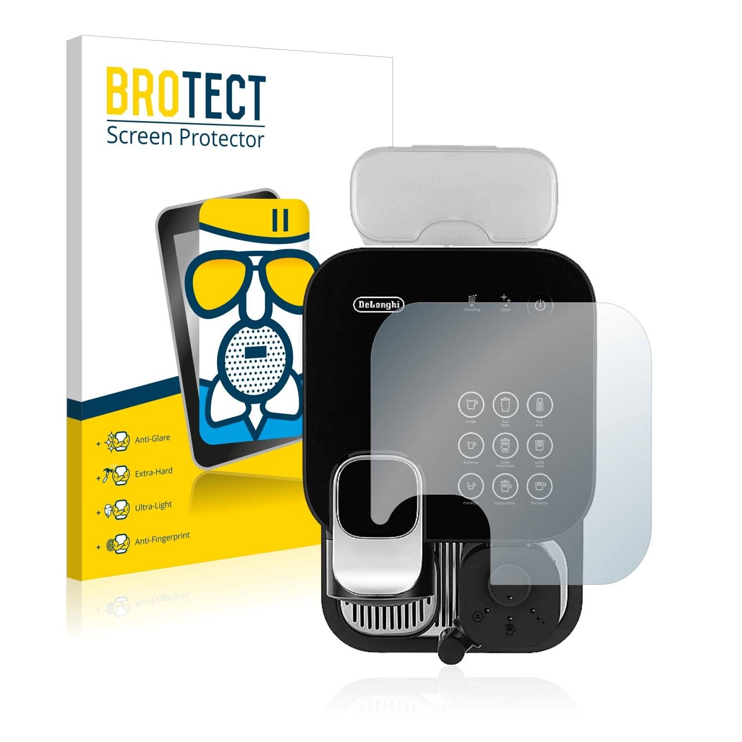 BROTECT AirGlass Matte Schutzglas Folie für DeLonghi Gran Lattissima