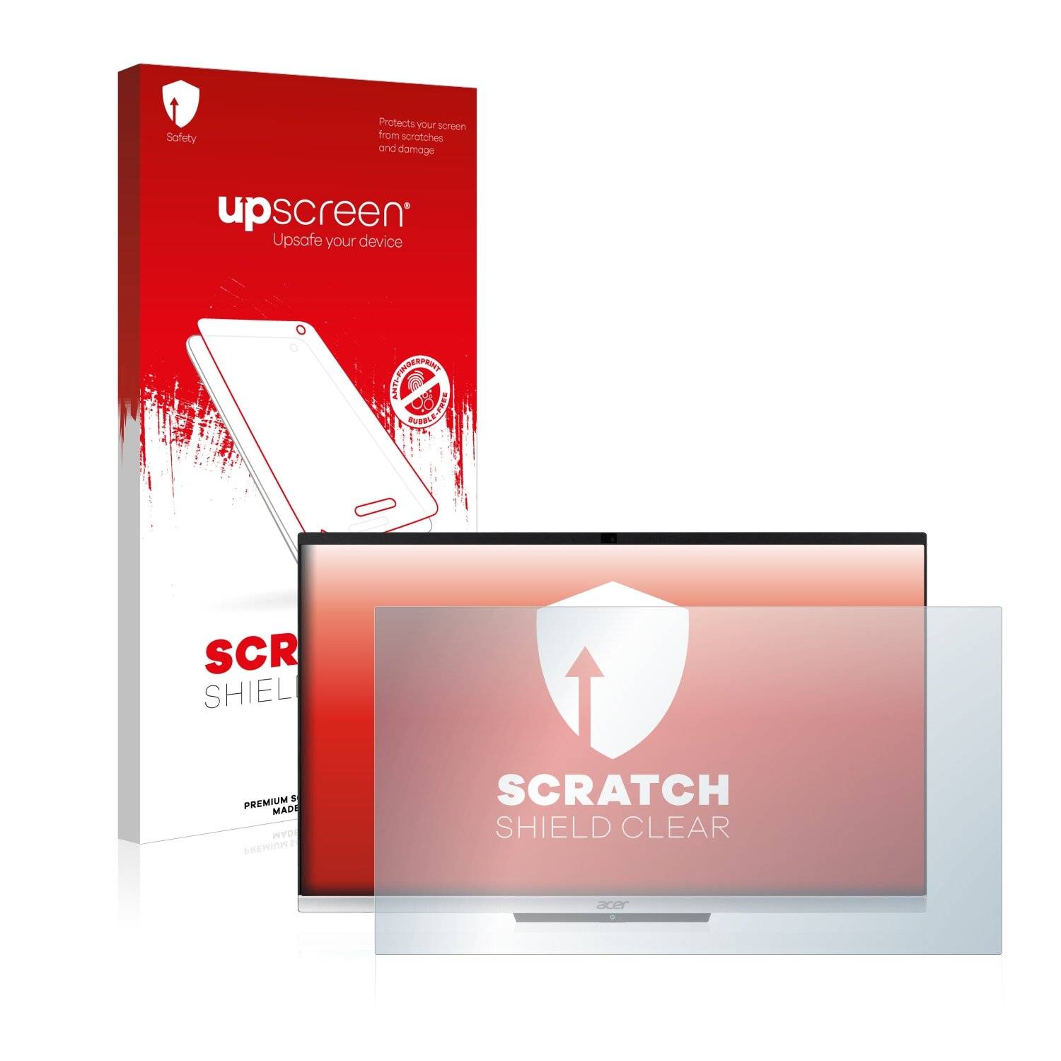 upscreen Scratch Shield Clear Premium Displayschutzfolie für Acer Aspire