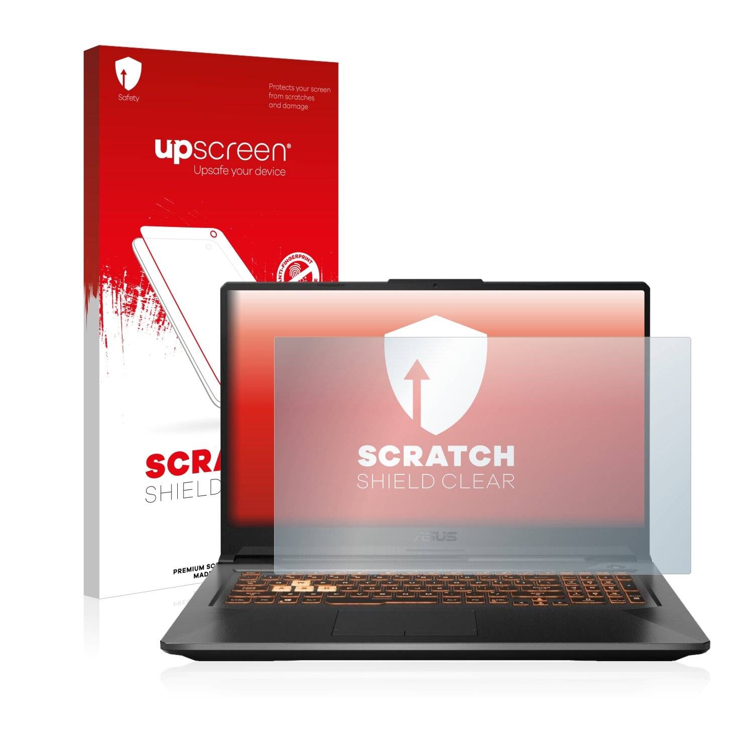 upscreen Scratch Shield Clear Premium Displayschutzfolie für Asus TUF Gaming