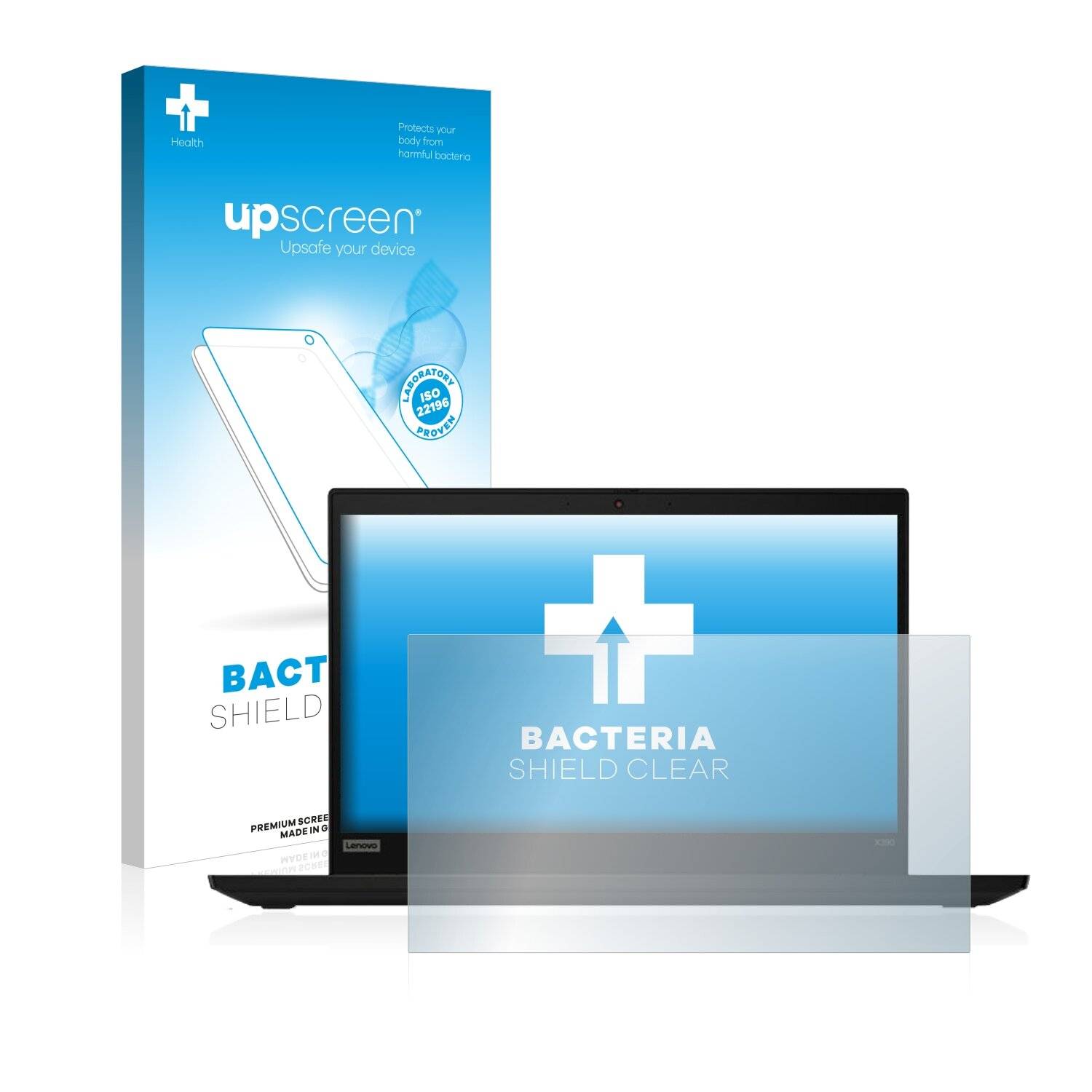 upscreen Bacteria Shield Clear Premium Antibakterielle Displayschutzfolie für Lenovo