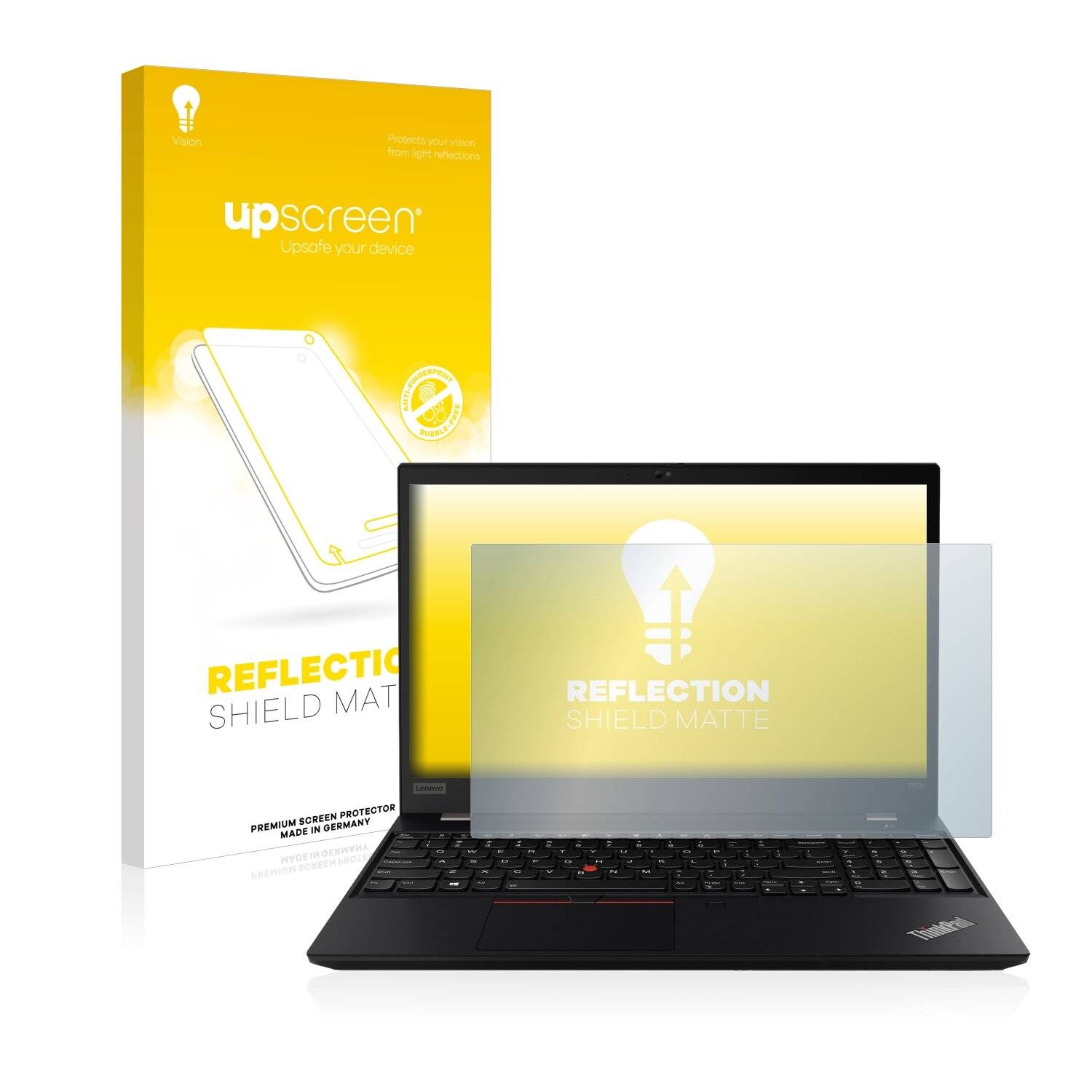 upscreen Reflection Shield Matte Premium Displayschutzfolie für Lenovo ThinkPad