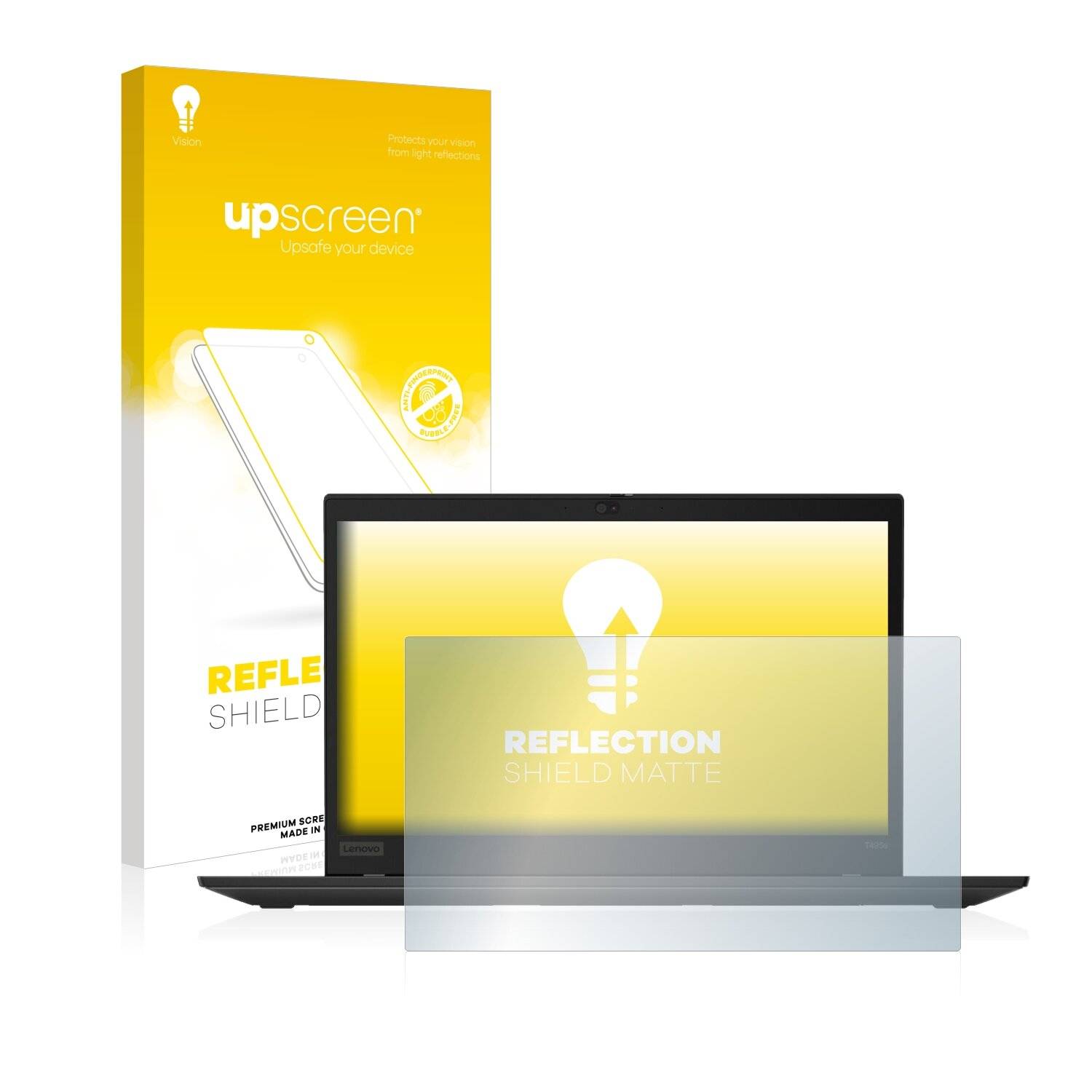upscreen Reflection Shield Matte Premium Displayschutzfolie für Lenovo ThinkPad