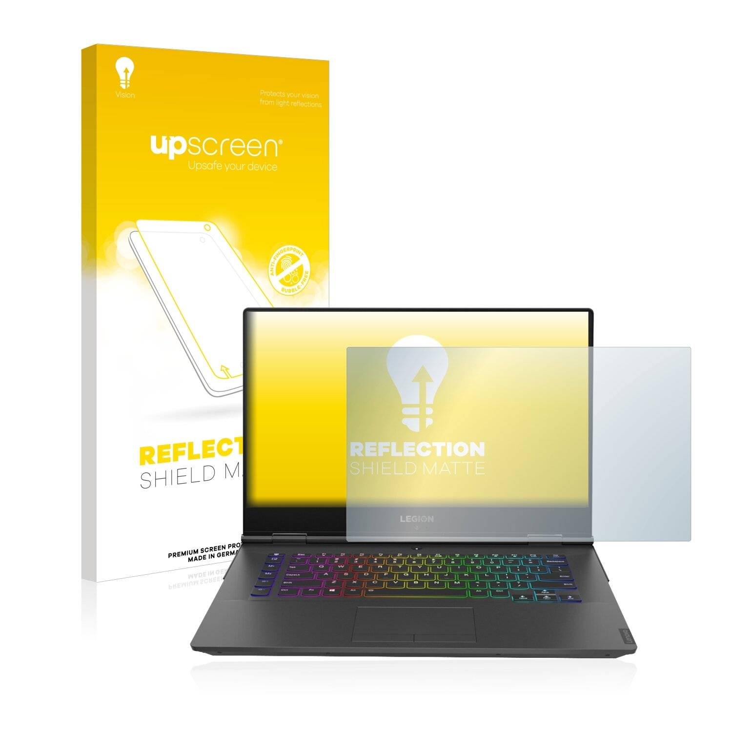 upscreen Reflection Shield Matte Premium Displayschutzfolie für Lenovo Legion Y740