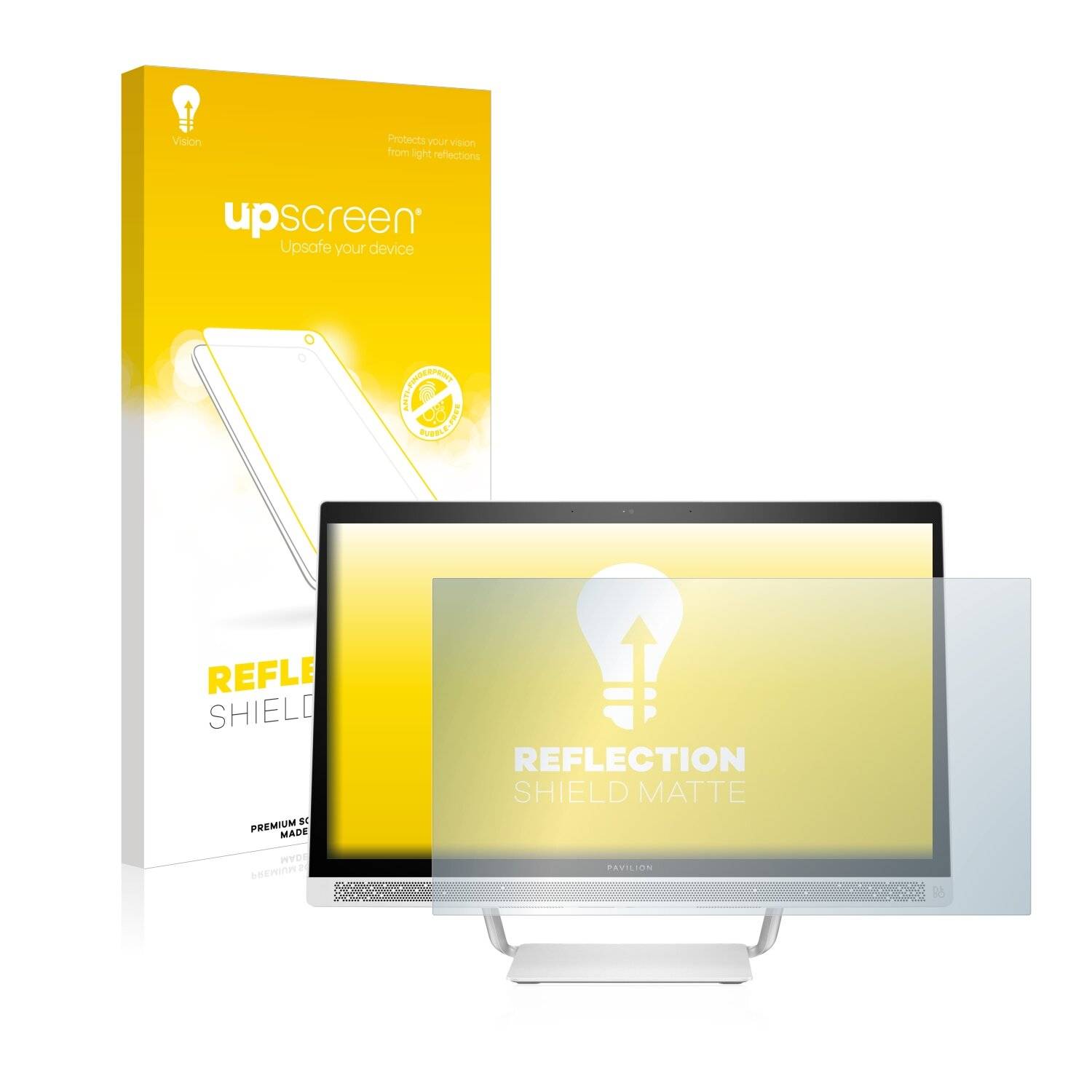upscreen Reflection Shield Matte Premium Displayschutzfolie für HP