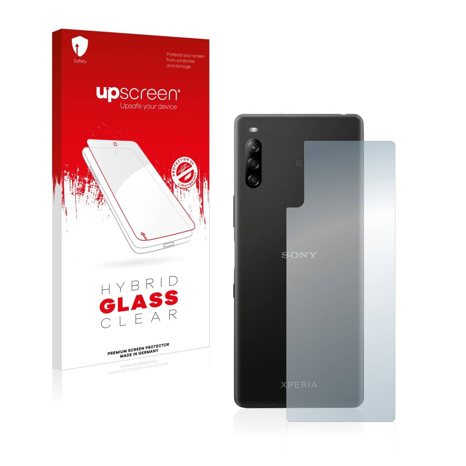 upscreen Hybrid Glass Clear Premium Schutzglas Folie für Sony Xperia L4