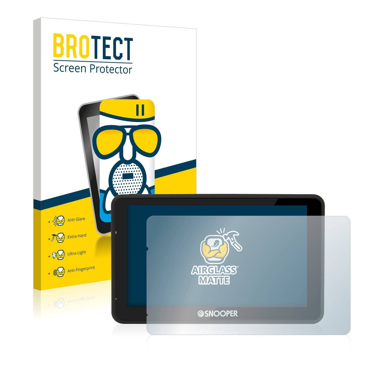BROTECT AirGlass Matte Schutzglas Folie für Snooper Ventura Pro