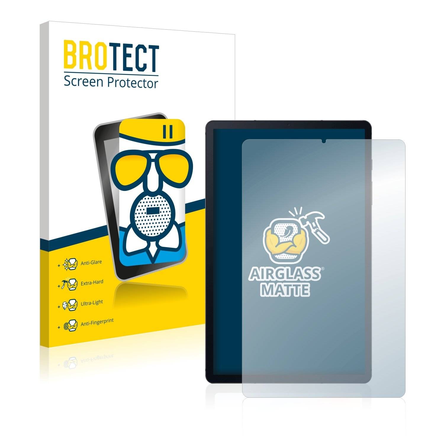 BROTECT AirGlass Matte Schutzglas Folie für Samsung Galaxy Tab S6 Lite LTE