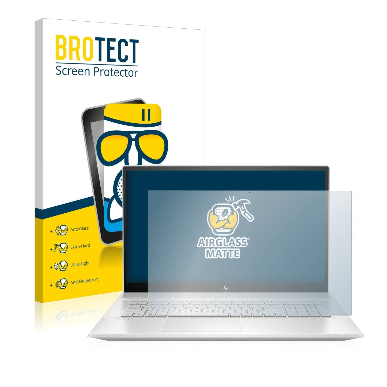 BROTECT AirGlass Matte Schutzglas Folie für HP Envy
