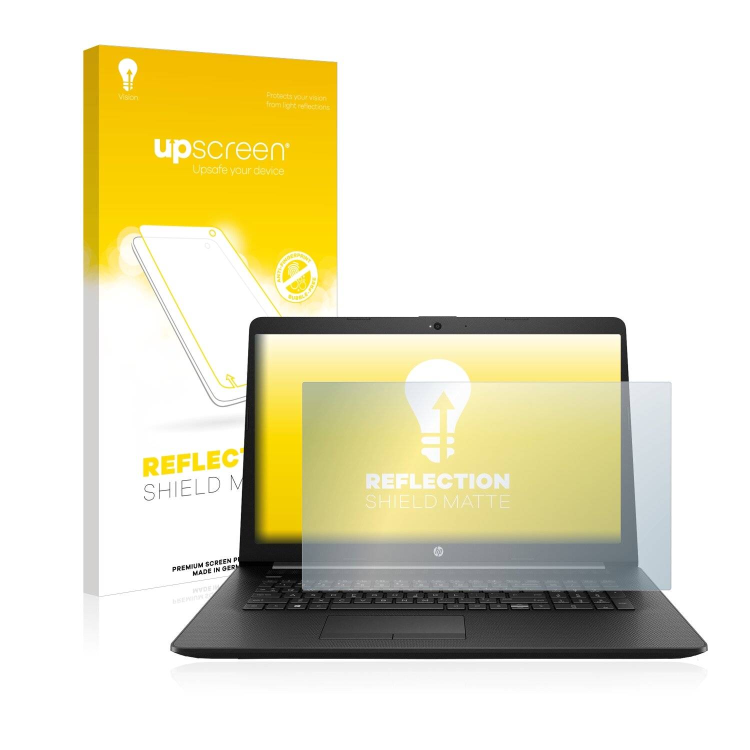 upscreen Reflection Shield Matte Premium Displayschutzfolie für HP