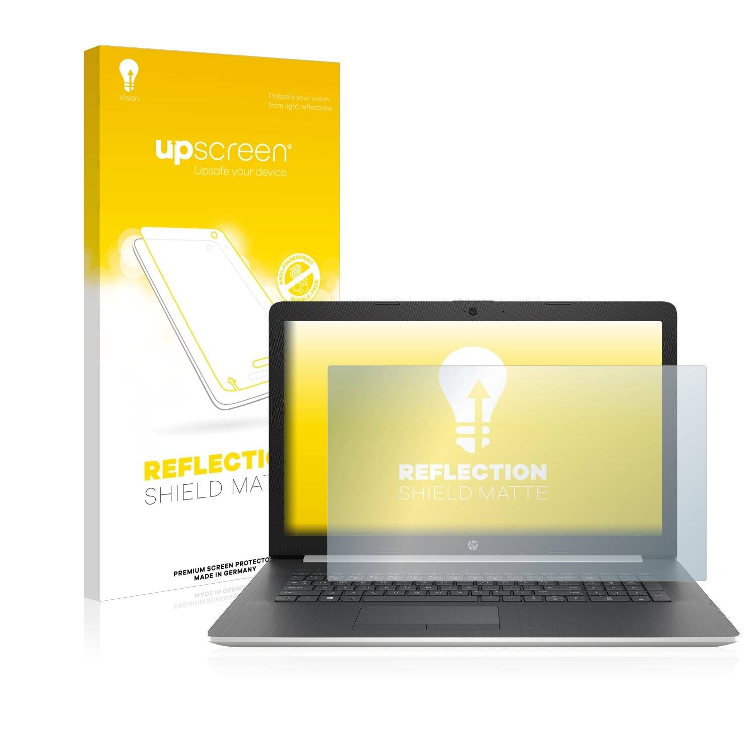upscreen Reflection Shield Matte Premium Displayschutzfolie für HP