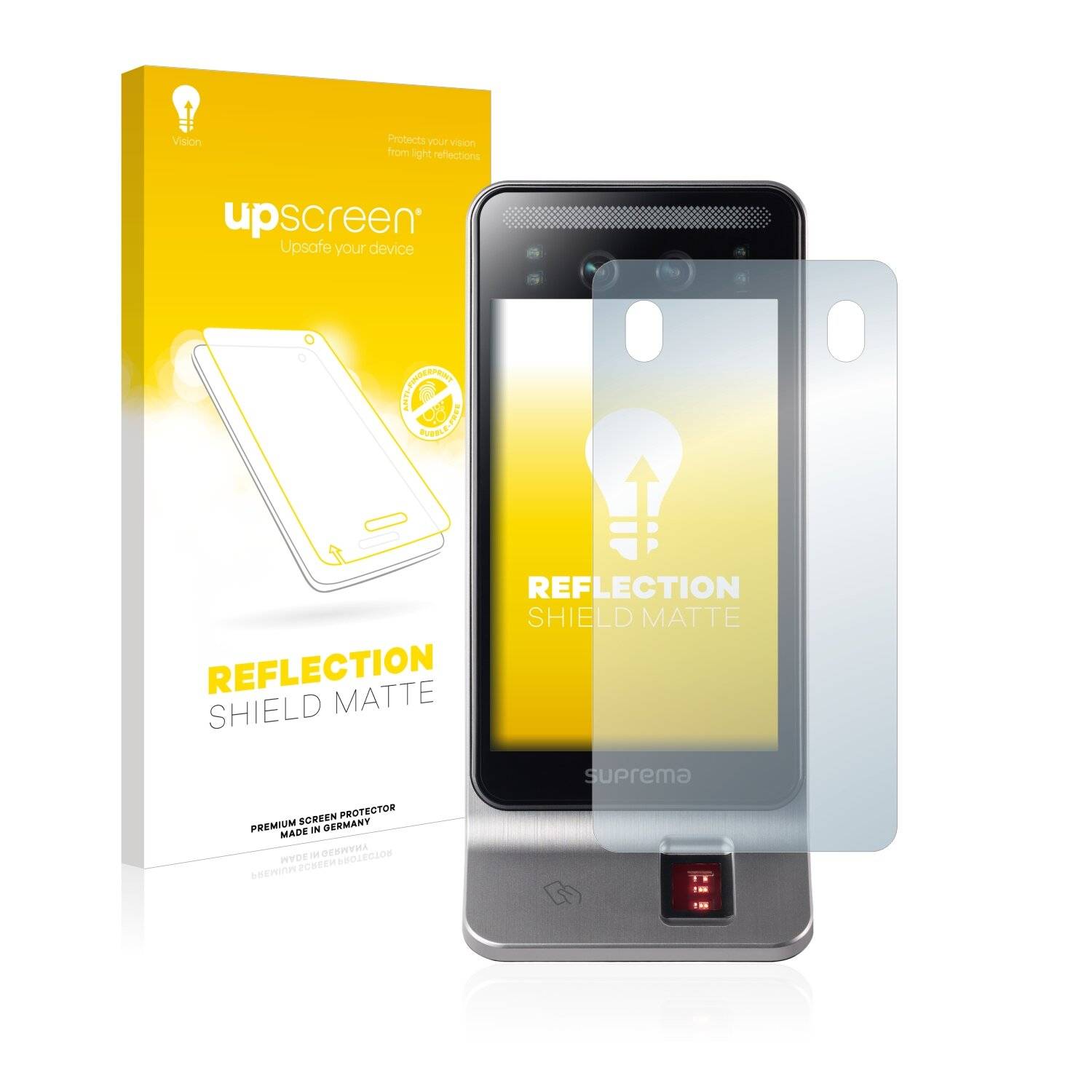 upscreen Reflection Shield Matte Premium Displayschutzfolie für Suprema FaceStation