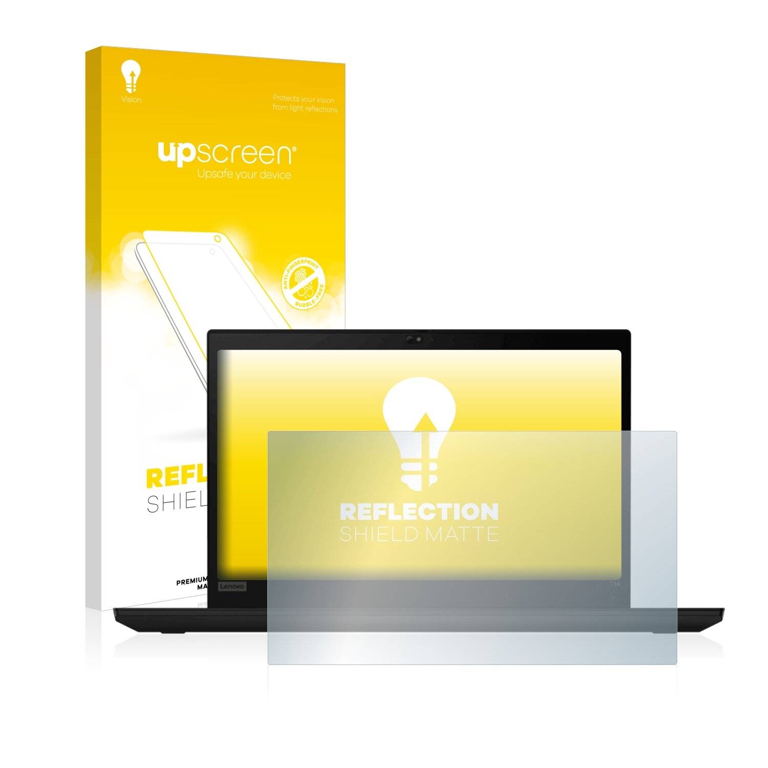 upscreen Reflection Shield Matte Premium Displayschutzfolie für Lenovo ThinkPad T14 Gen
